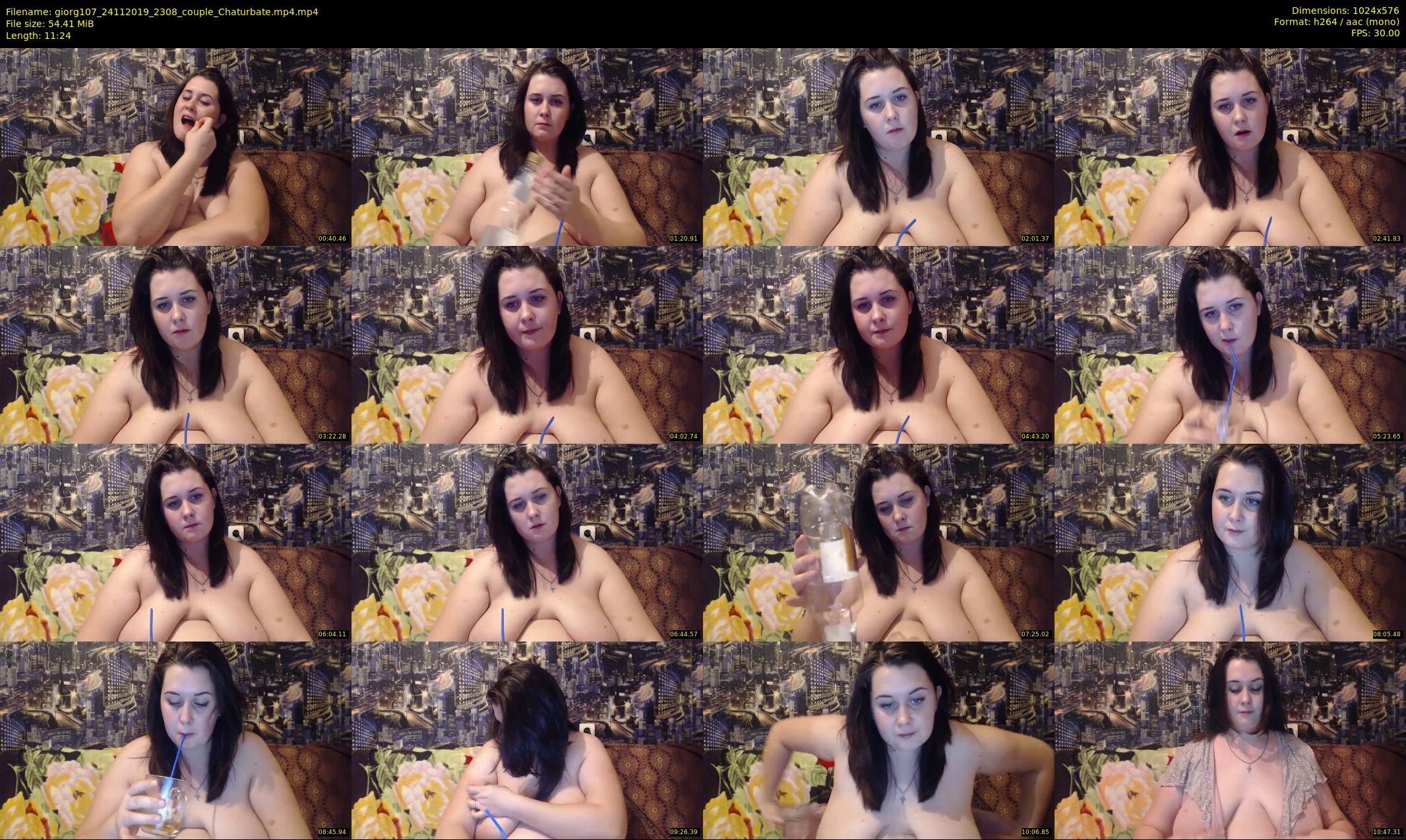 giorg107 — 12 minute Chaturbate couple cam show recording, 480p, Nov 24, 2019
