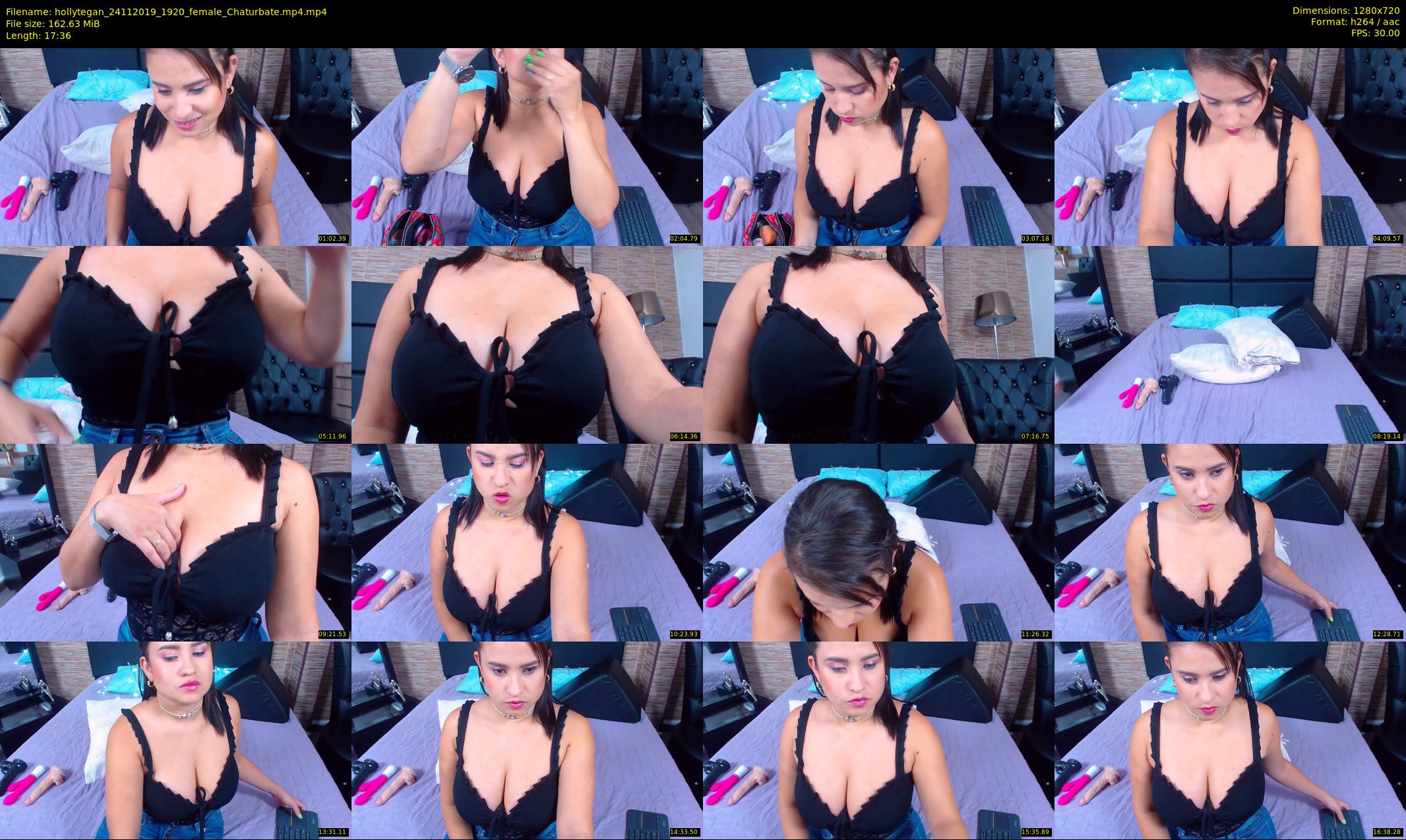hollytegan — 18 minute Chaturbate female cam show recording, 720p, Nov 24, 2019