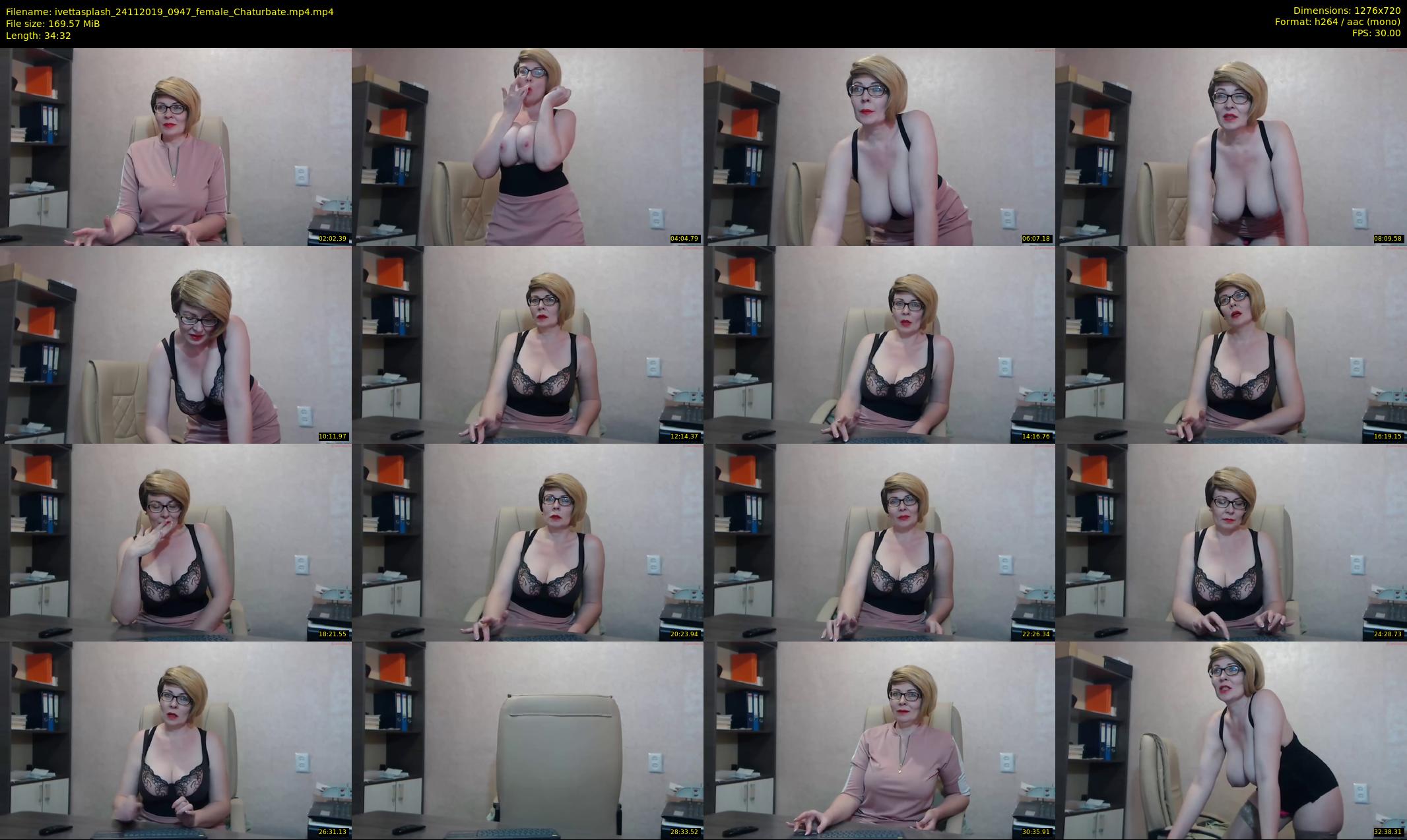 ivettasplash — 35 minute Chaturbate female cam show recording, 720p, Nov 24, 2019