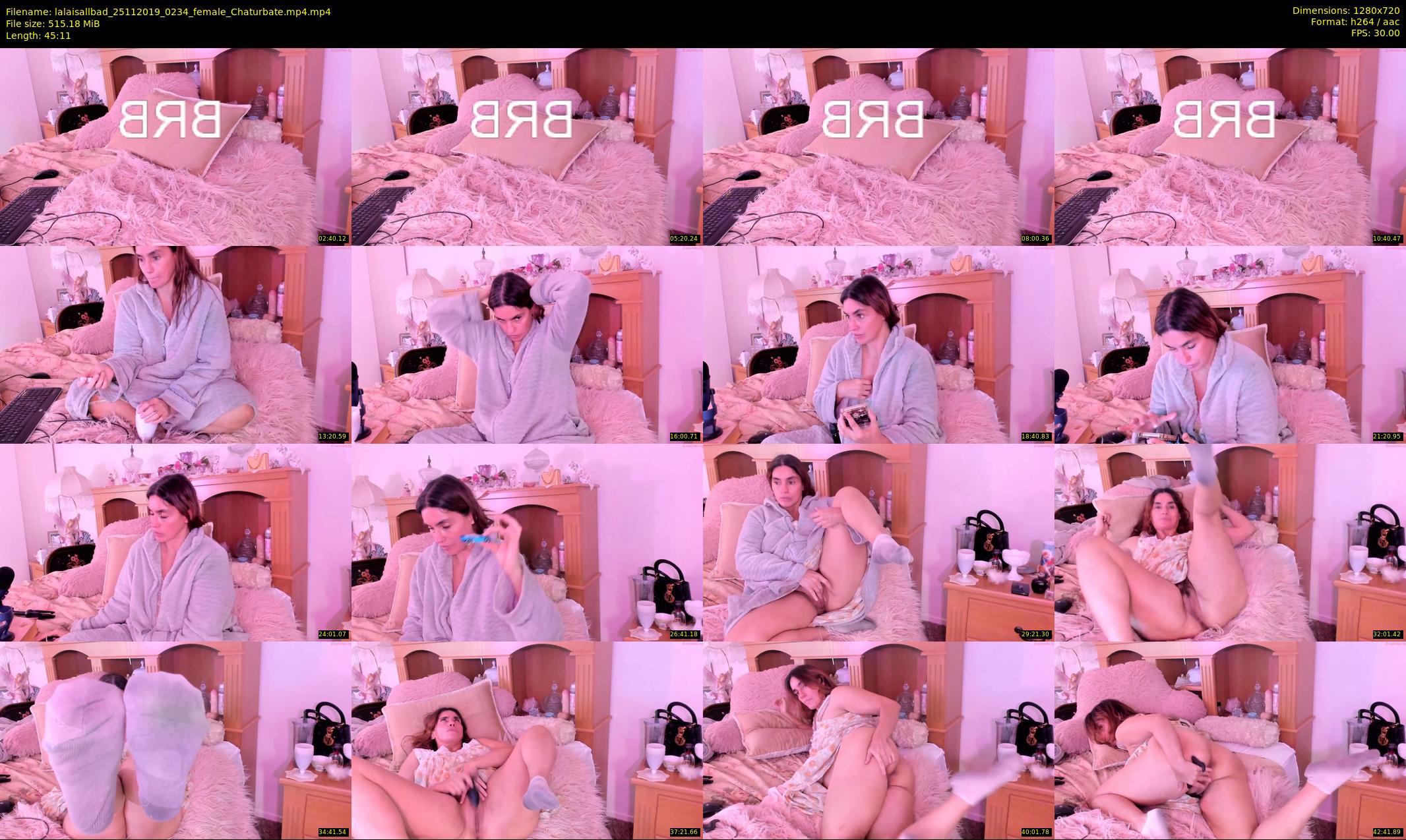 lalaisallbad — 46 minute Chaturbate female cam show recording, 720p, Nov 25, 2019