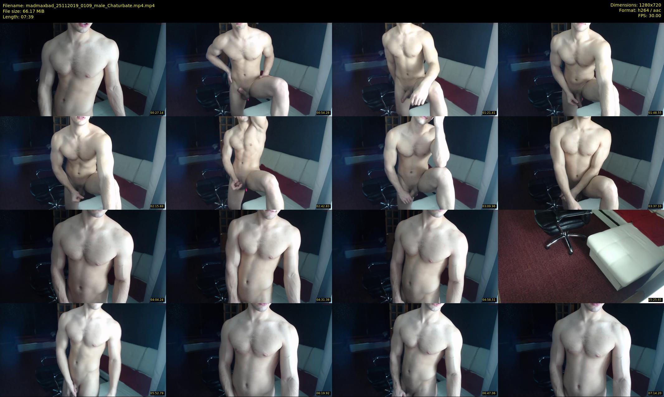 madmaxbad — 8 minute Chaturbate male cam show recording, 720p, Nov 25, 2019