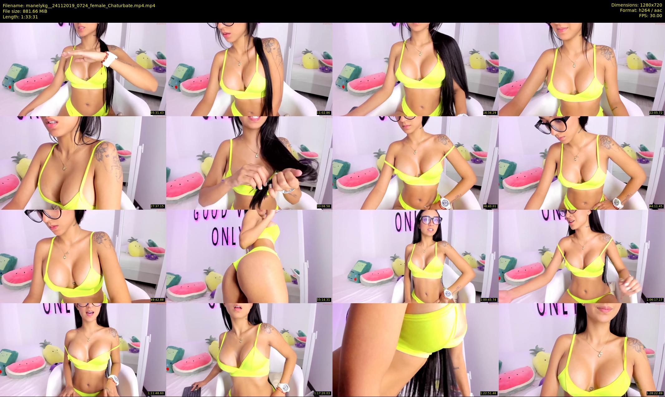 manelykg_ — 94 minute Chaturbate female cam show recording, 720p, Nov 24, 2019