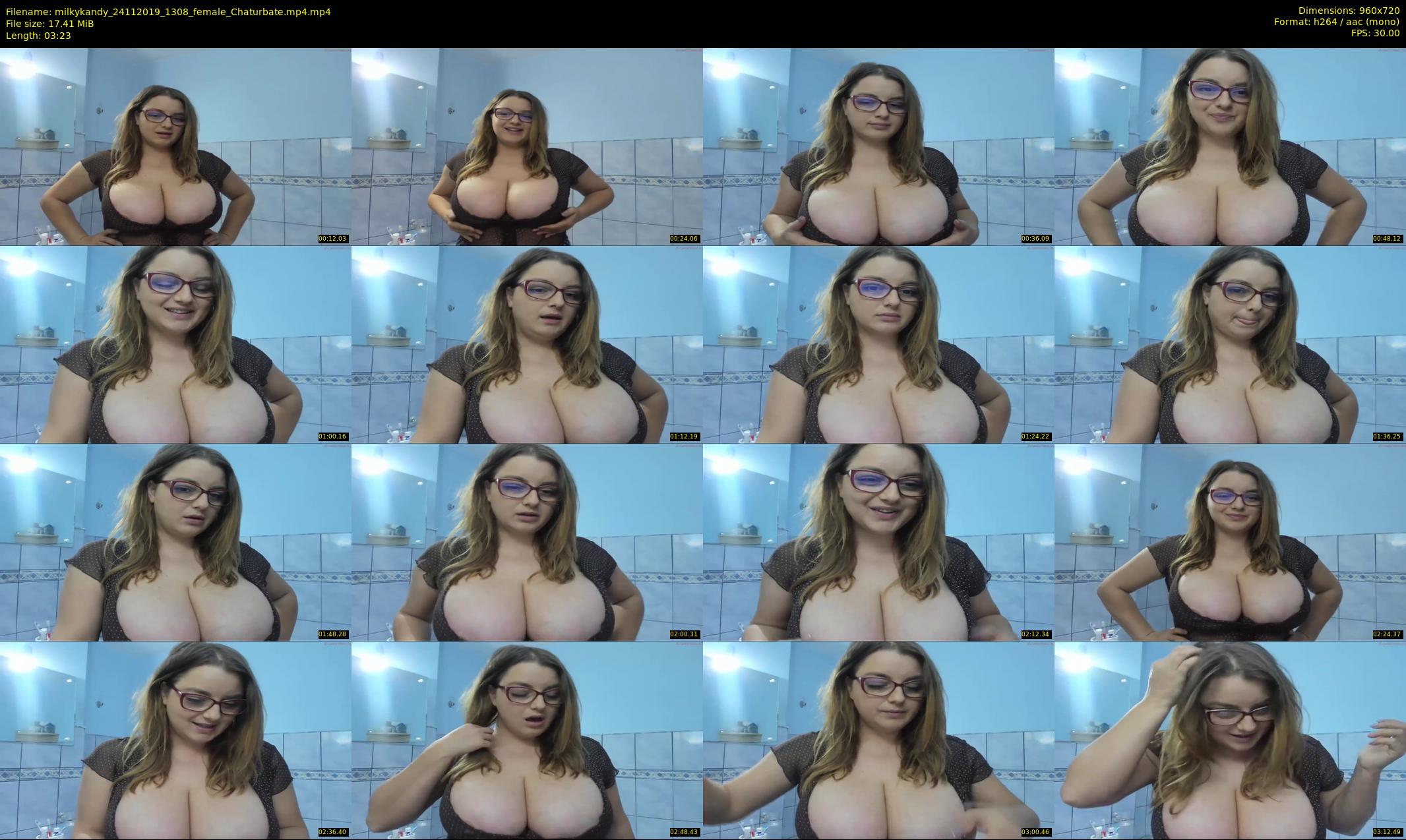 milkykandy — 4 minute Chaturbate female cam show recording, 720p, Nov 24, 2019
