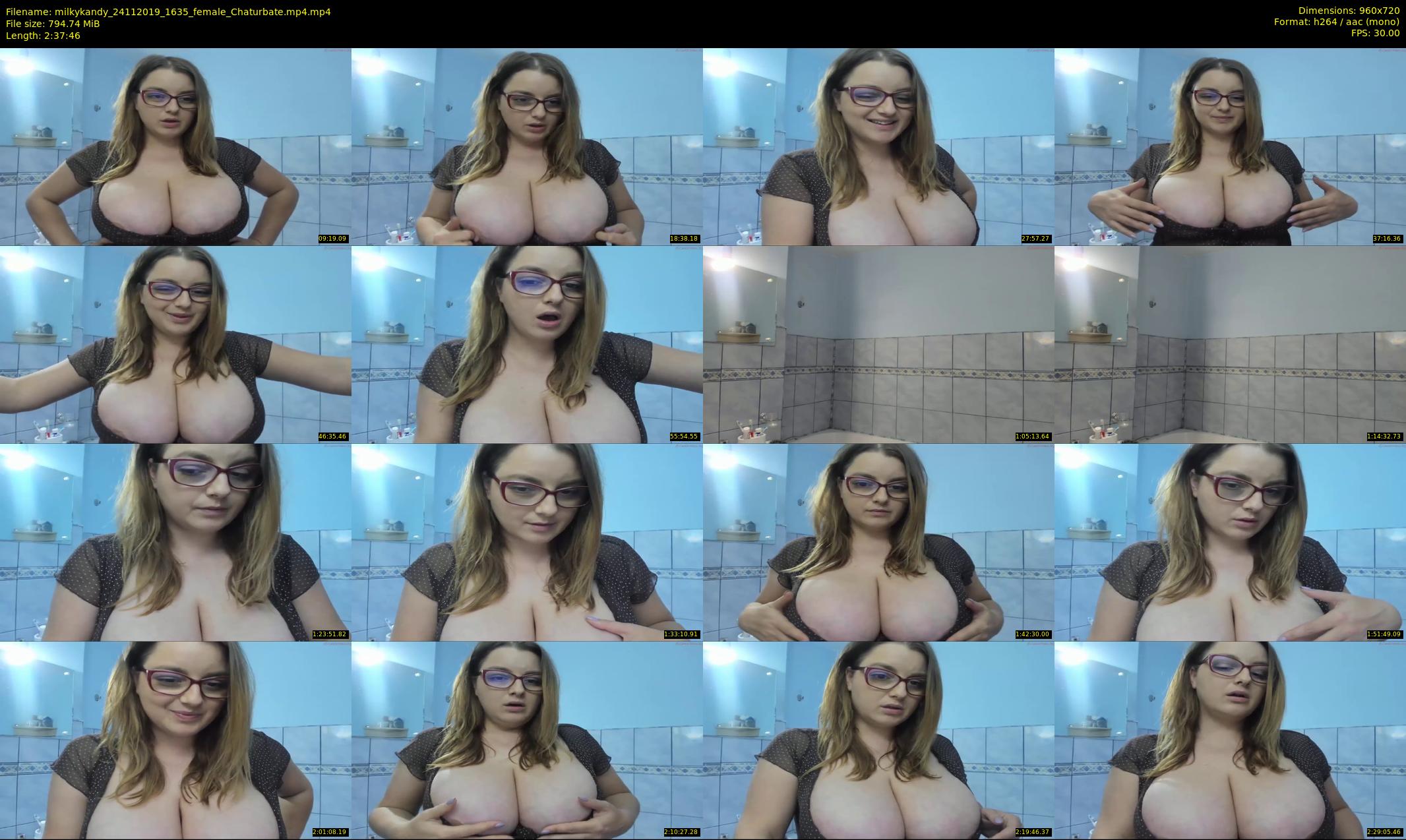 milkykandy — 158 minute Chaturbate female cam show recording, 720p, Nov 24, 2019