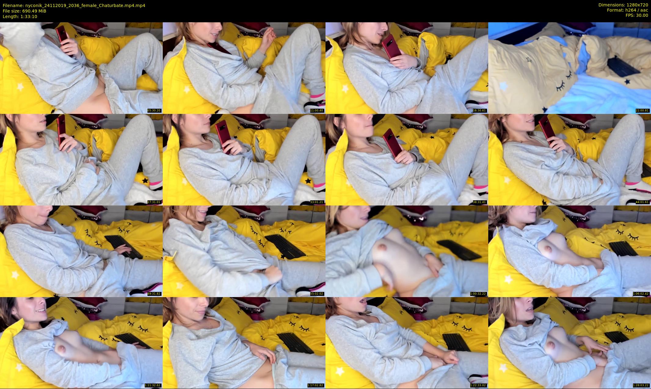 nyconik — 94 minute Chaturbate female cam show recording, 720p, Nov 24, 2019