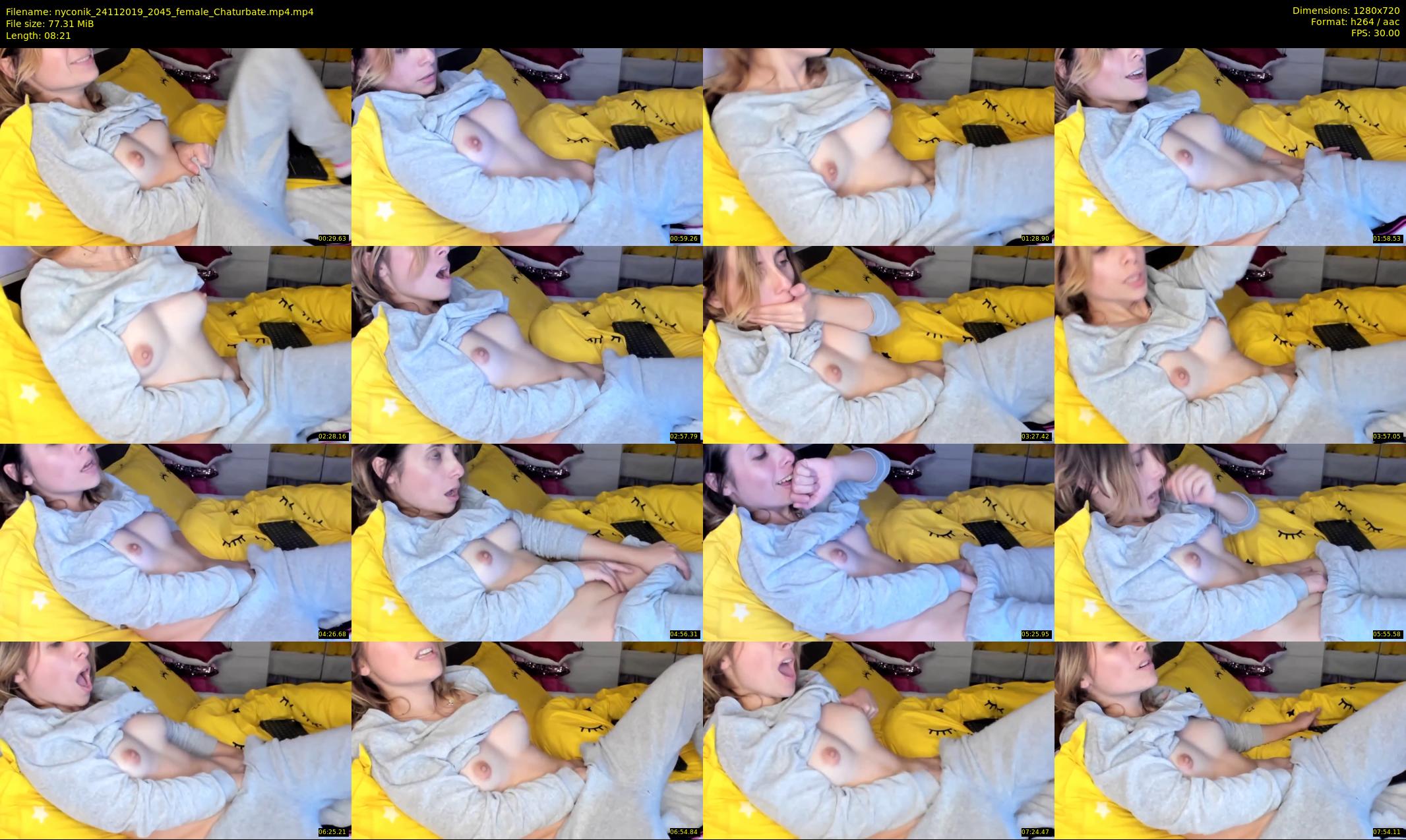 nyconik — 9 minute Chaturbate female cam show recording, 720p, Nov 24, 2019