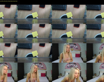 prettyblonde22 — 5 minute Chaturbate female cam show recording, 720p, Nov 24, 2019