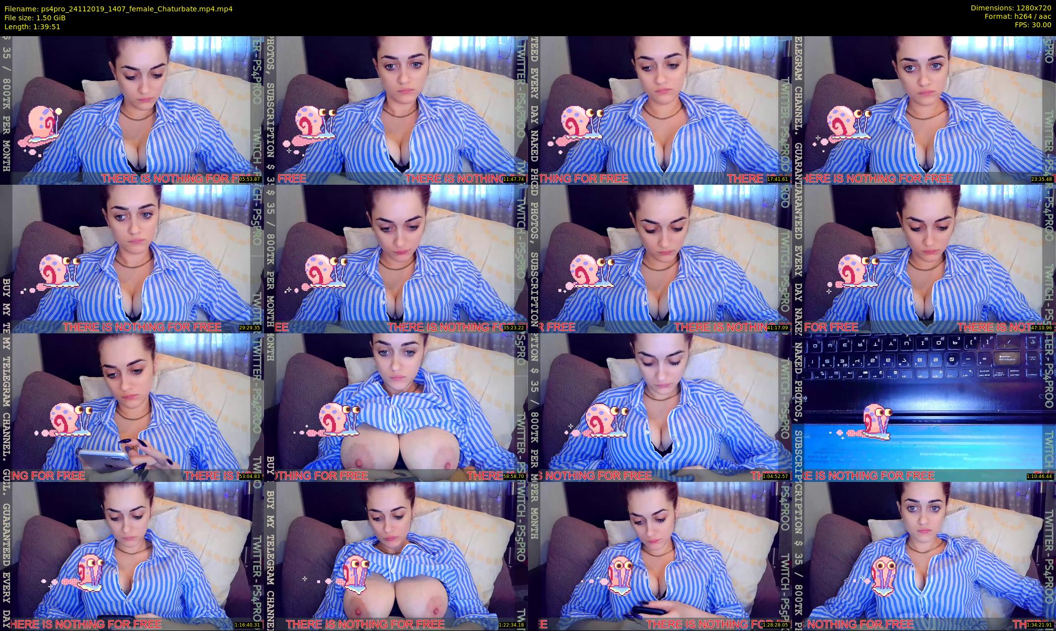 ps4pro — 100 minute Chaturbate female cam show recording, 720p, Nov 24, 2019