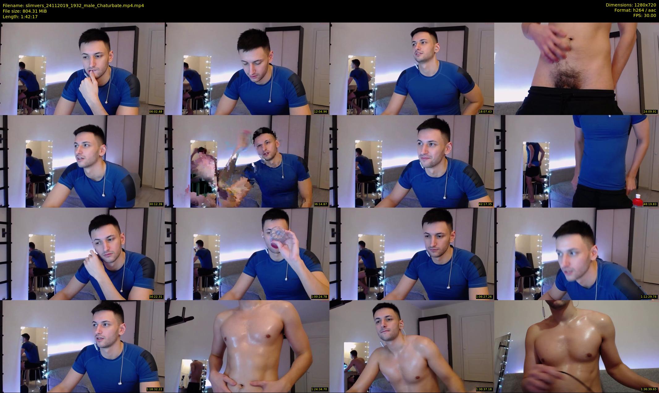 slimvers — 103 minute Chaturbate male cam show recording, 720p, Nov 24, 2019