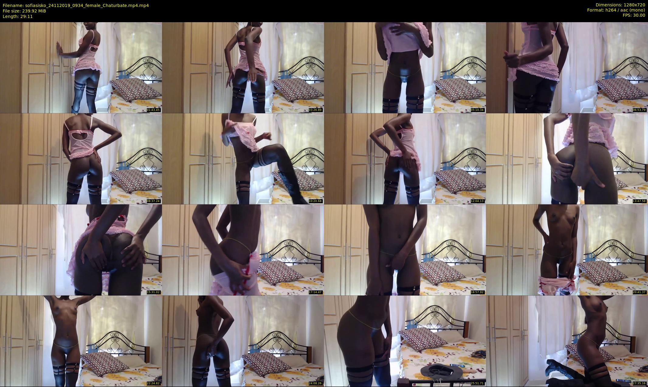 sofiasisko — 30 minute Chaturbate female cam show recording, 720p, Nov 24, 2019