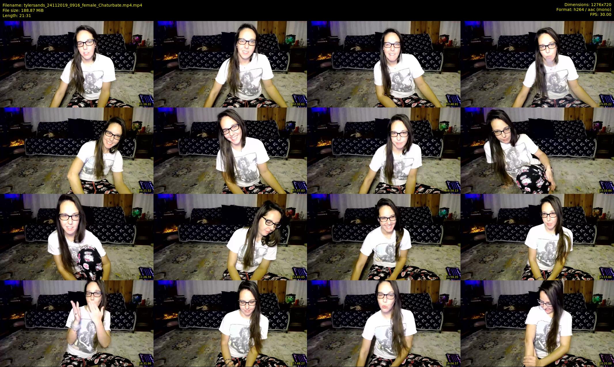 tylersands — 22 minute Chaturbate female cam show recording, 720p, Nov 24, 2019