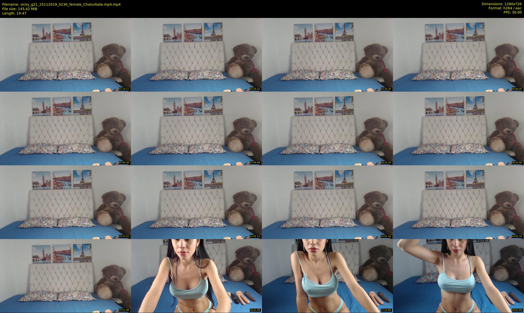 vicky_g21 — 20 minute Chaturbate female cam show recording, 720p, Nov 25, 2019