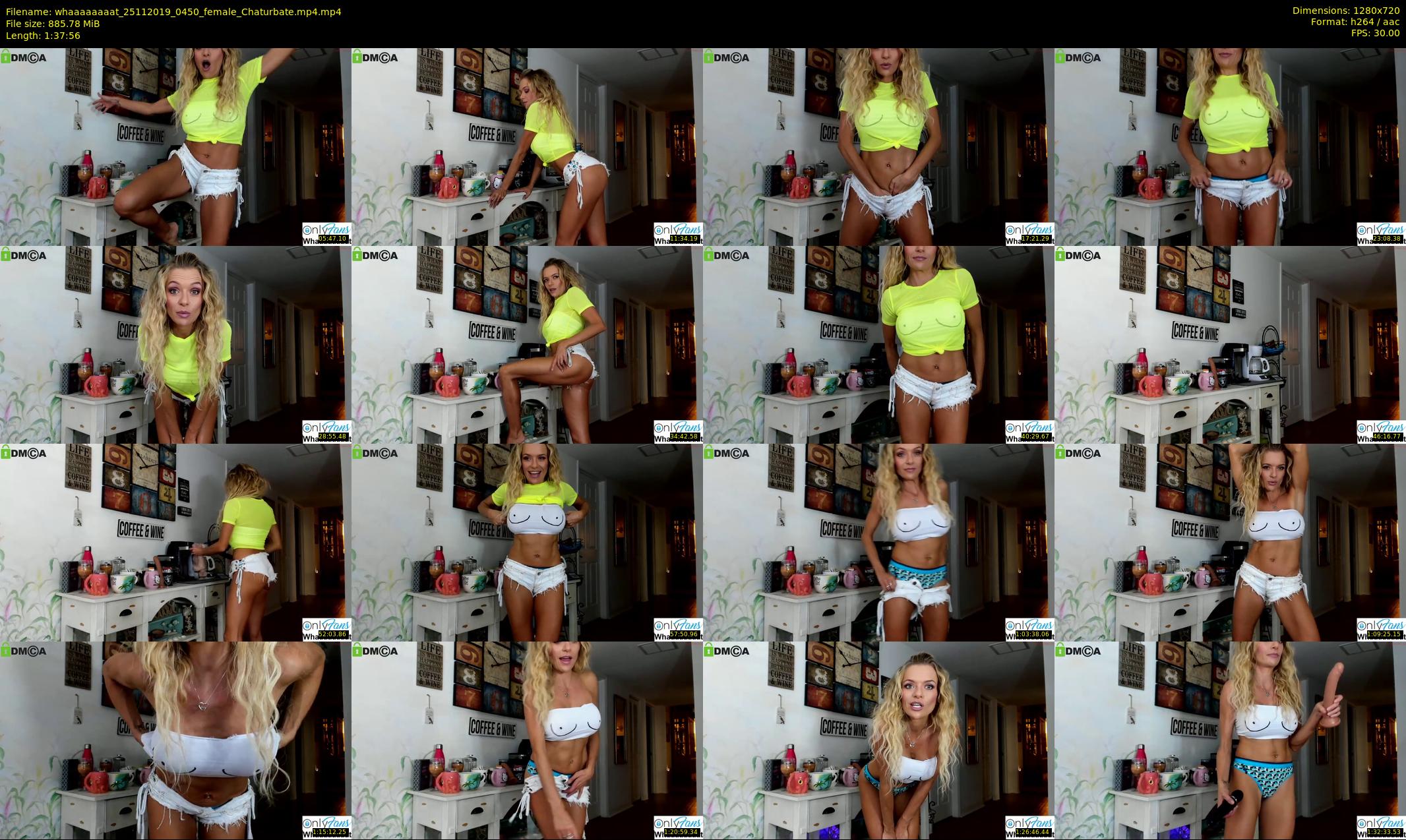 whaaaaaaaat — 98 minute Chaturbate couple cam show recording, 720p, Nov 25, 2019