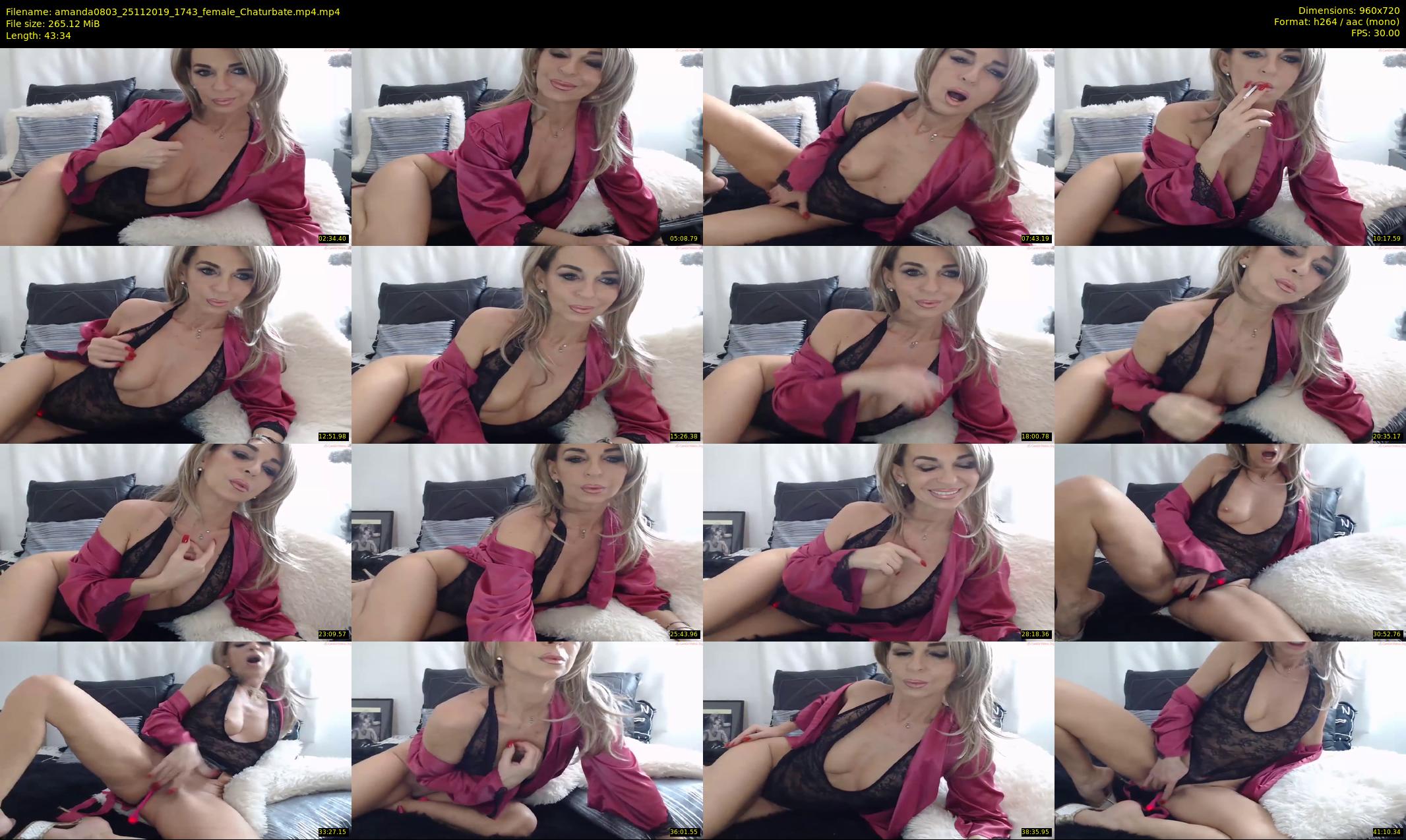 amanda0803 — 44 minute Chaturbate female cam show recording, 720p, Nov 25, 2019