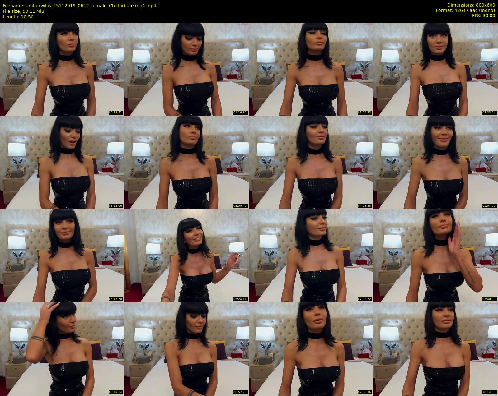 amberwillis — 11 minute Chaturbate female cam show recording, 480p, Nov 25, 2019