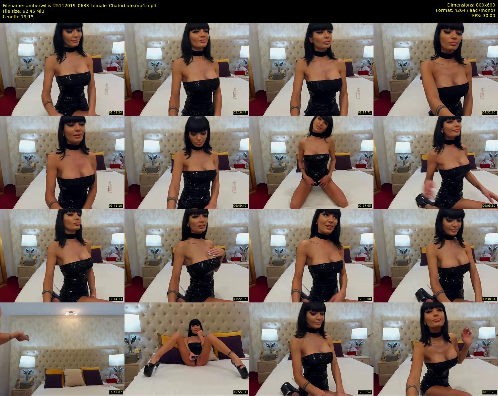 amberwillis — 20 minute Chaturbate female cam show recording, 480p, Nov 25, 2019
