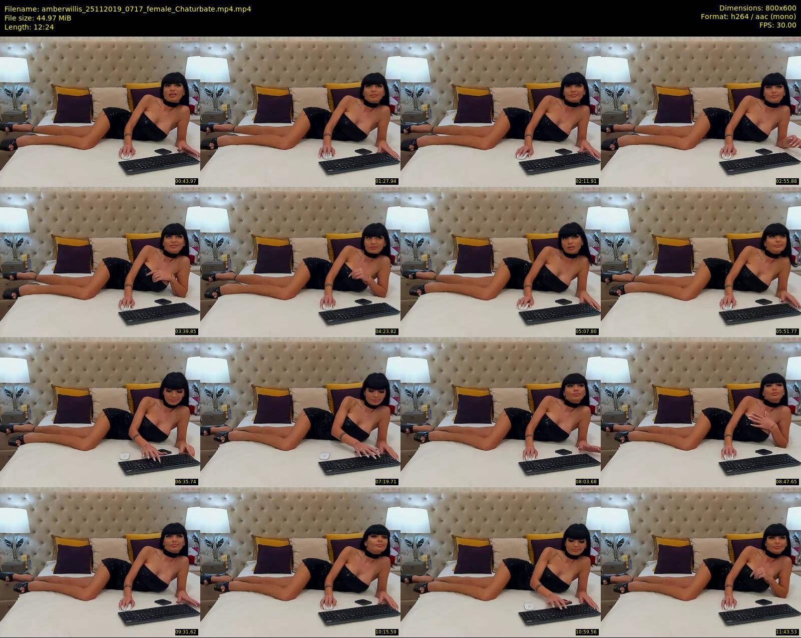 amberwillis — 13 minute Chaturbate female cam show recording, 480p, Nov 25, 2019