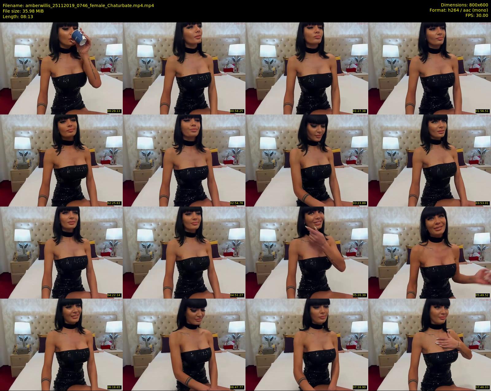 amberwillis — 9 minute Chaturbate female cam show recording, 480p, Nov 25, 2019