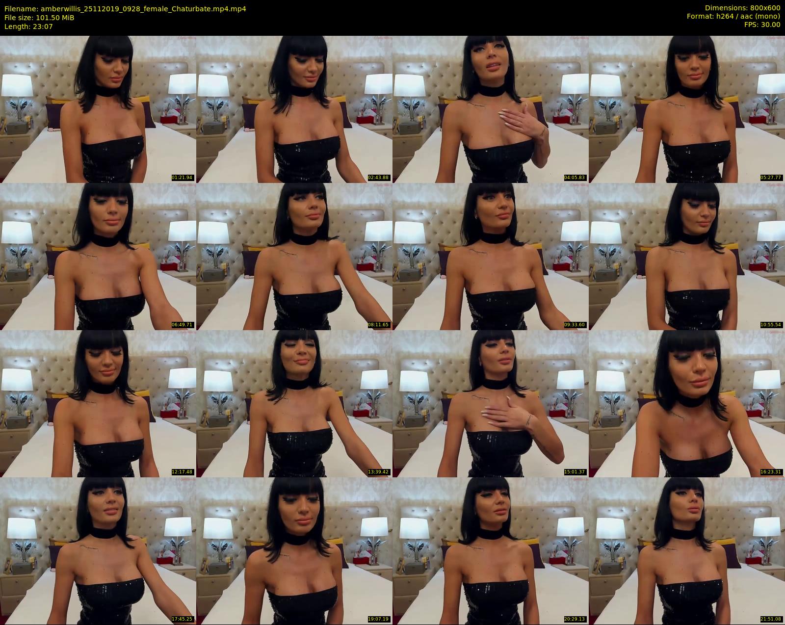 amberwillis — 24 minute Chaturbate female cam show recording, 480p, Nov 25, 2019