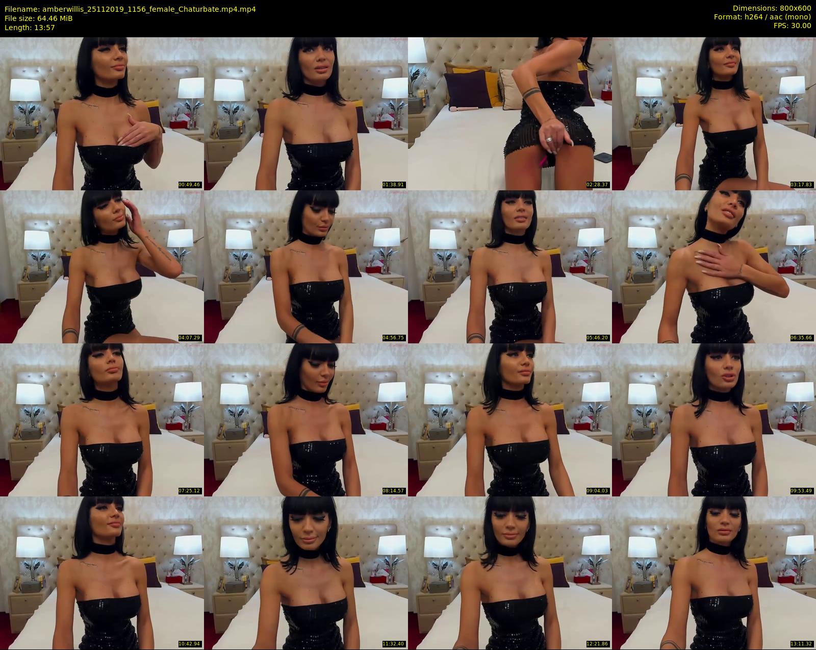 amberwillis — 14 minute Chaturbate female cam show recording, 480p, Nov 25, 2019