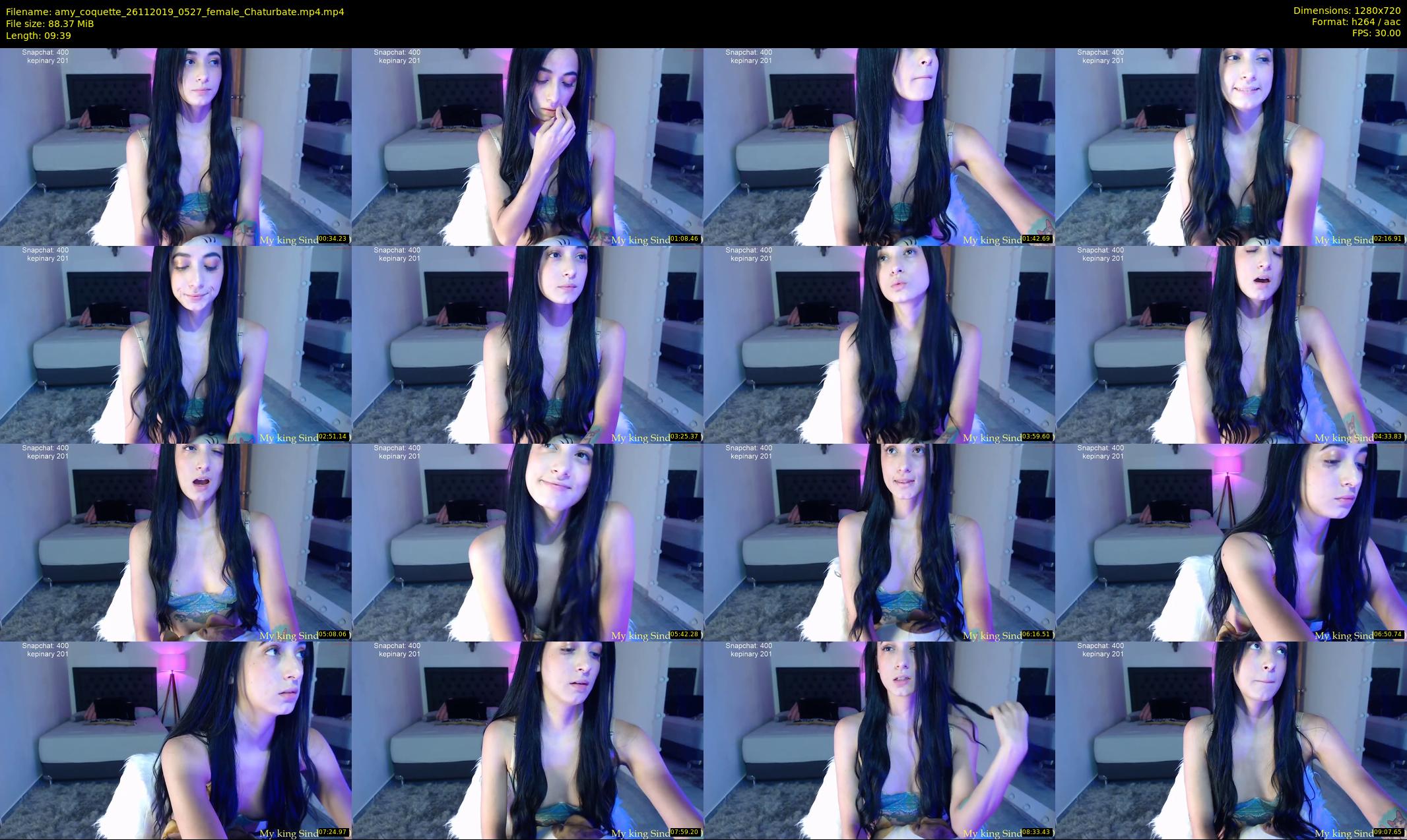 amy_coquette — 10 minute Chaturbate female cam show recording, 720p, Nov 26, 2019
