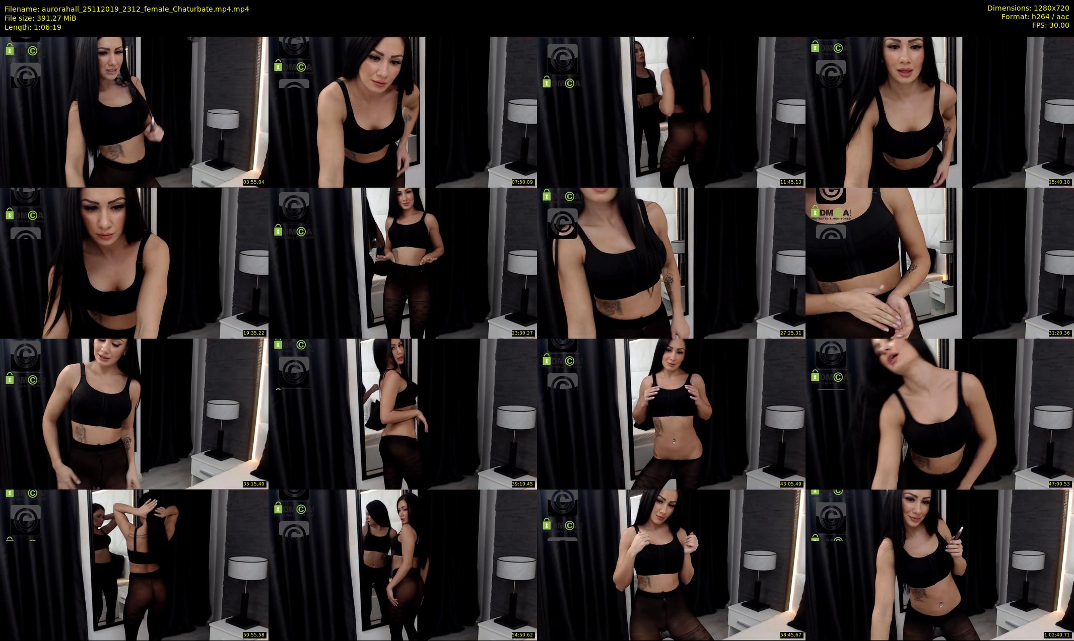 aurorahall — 67 minute Chaturbate female cam show recording, 720p, Nov 25, 2019