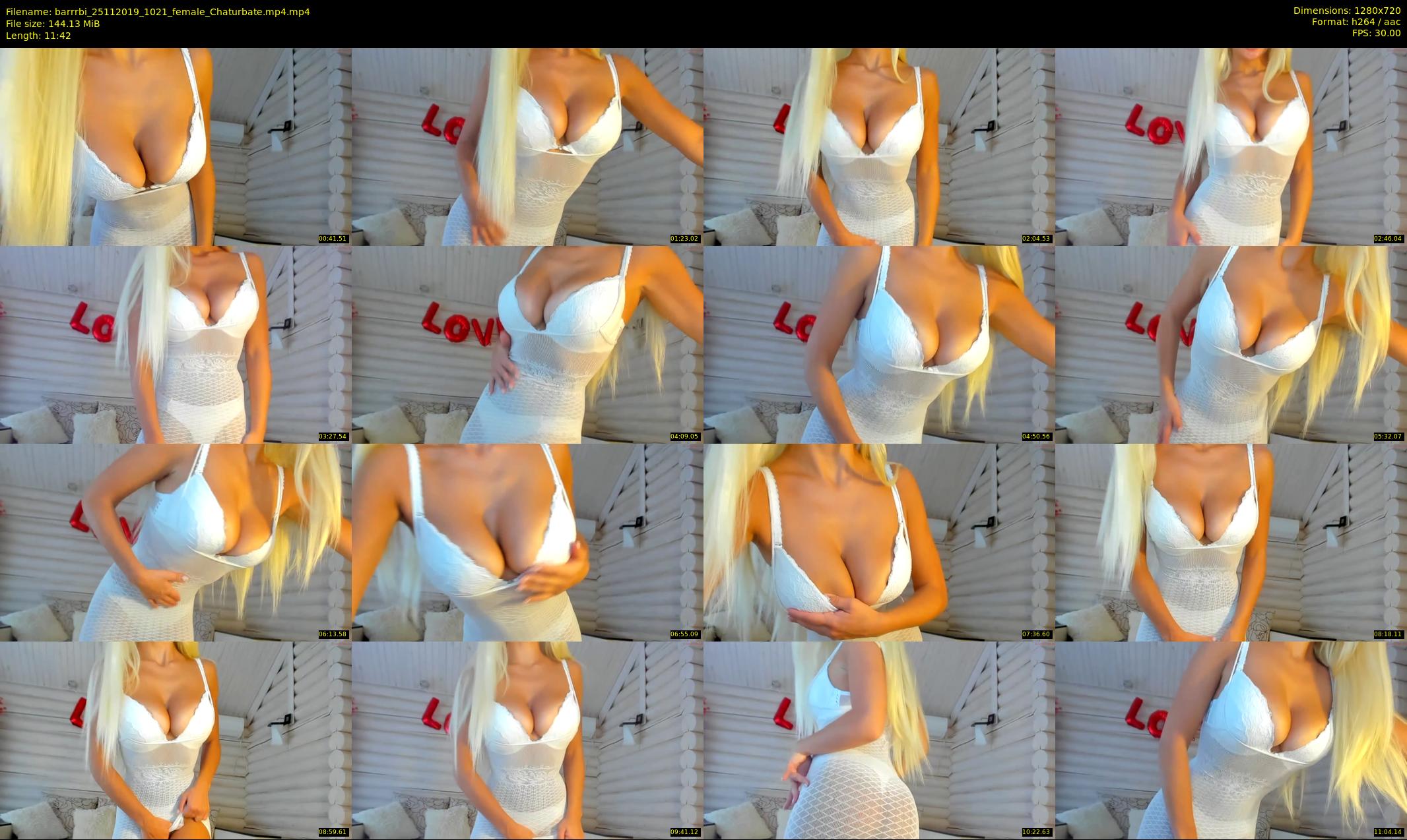 barrrbi — 12 minute Chaturbate female cam show recording, 720p, Nov 25, 2019