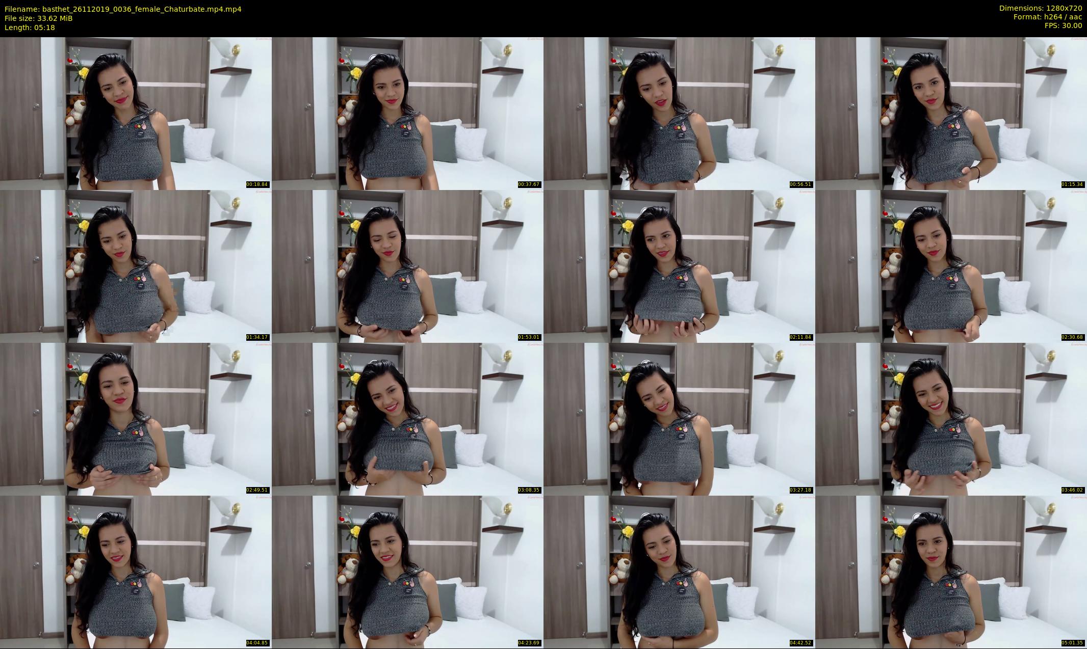 basthet — 6 minute Chaturbate female cam show recording, 720p, Nov 26, 2019