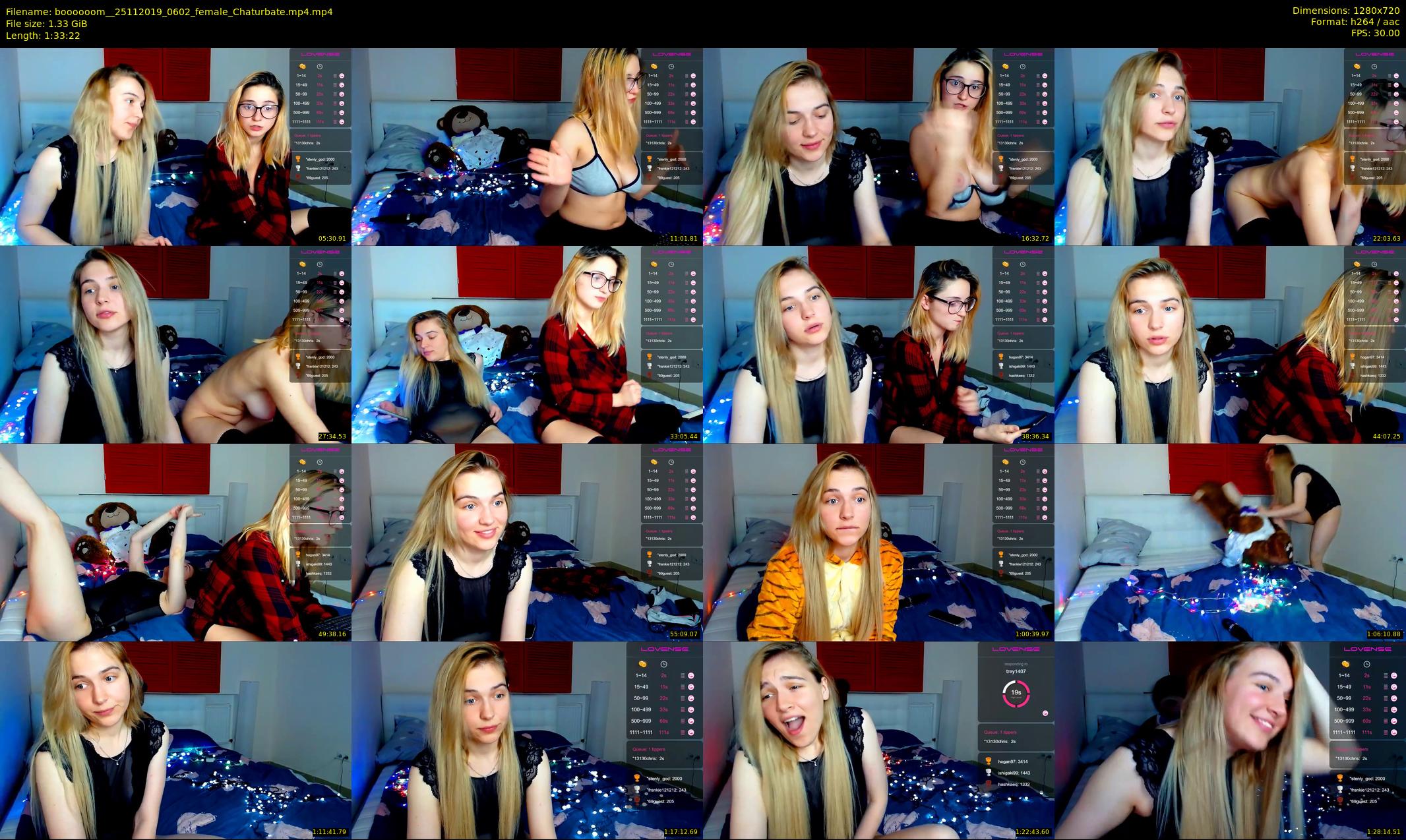 boooooom_ — 94 minute Chaturbate female cam show recording, 720p, Nov 25, 2019