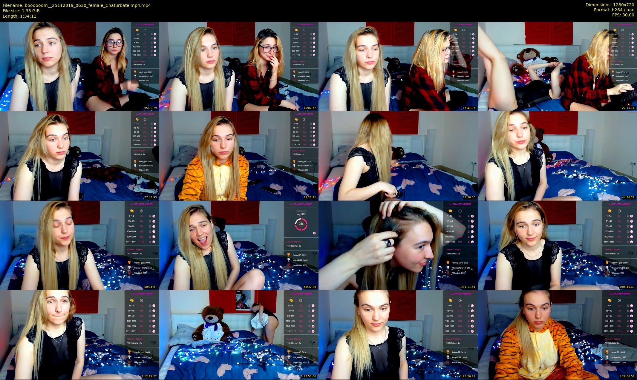 boooooom_ — 95 minute Chaturbate female cam show recording, 720p, Nov 25, 2019
