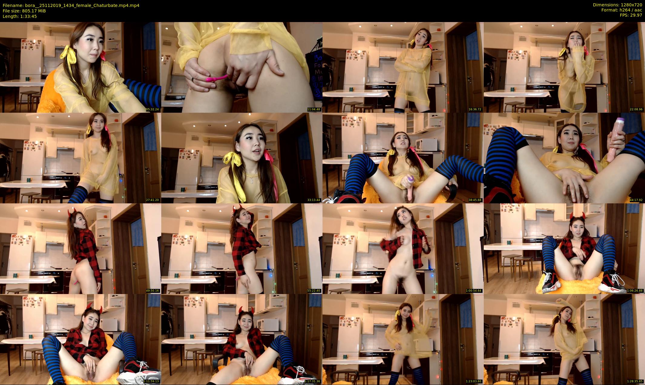 bora_ — 94 minute Chaturbate female cam show recording, 720p, Nov 25, 2019