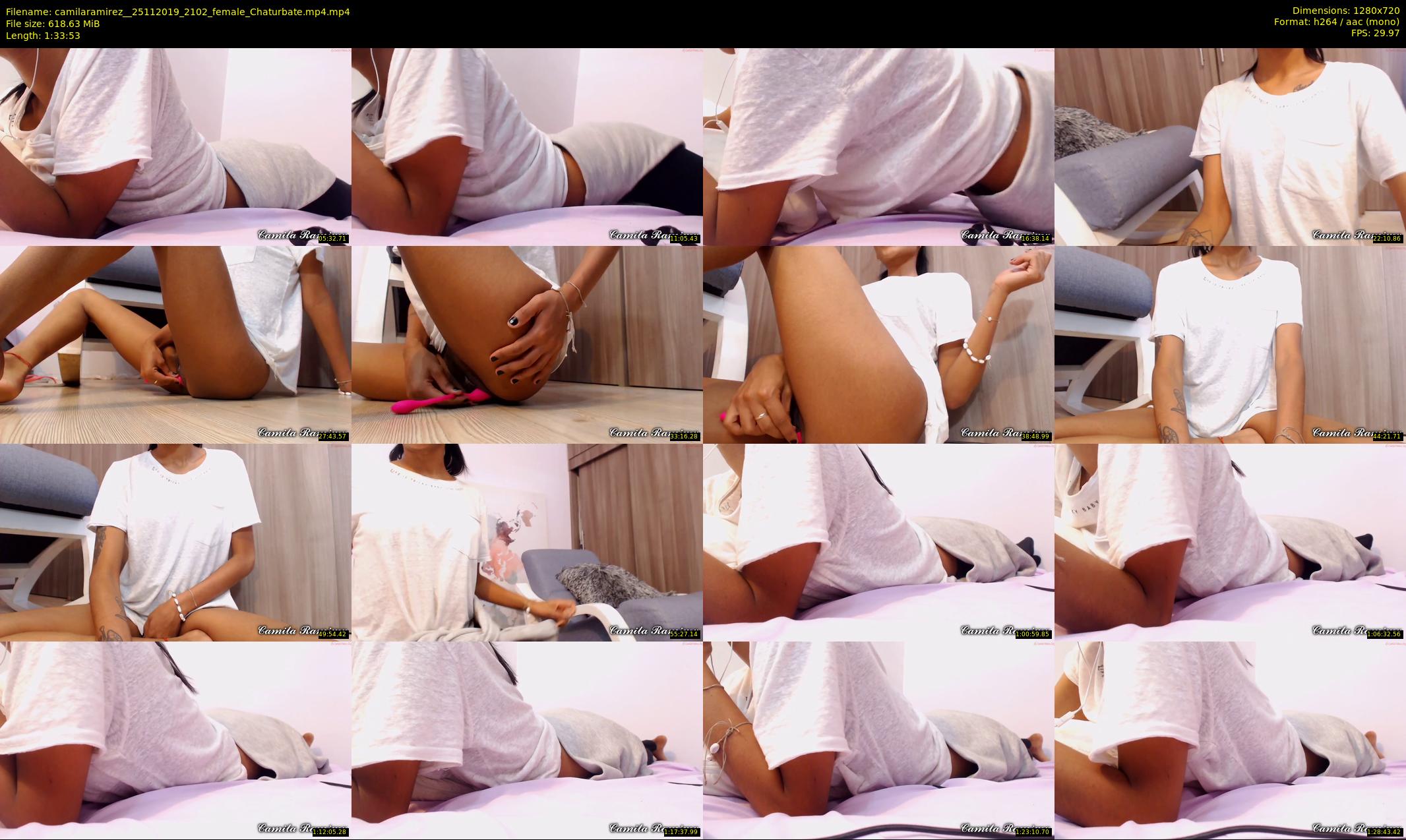 camilaramirez_ — 94 minute Chaturbate female cam show recording, 720p, Nov 25, 2019