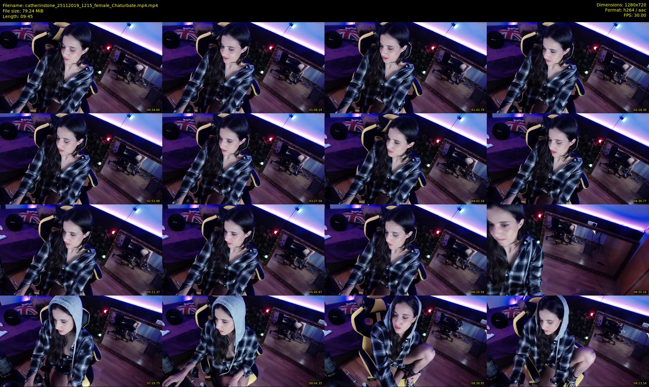 catherinstone — 10 minute Chaturbate female cam show recording, 720p, Nov 25, 2019