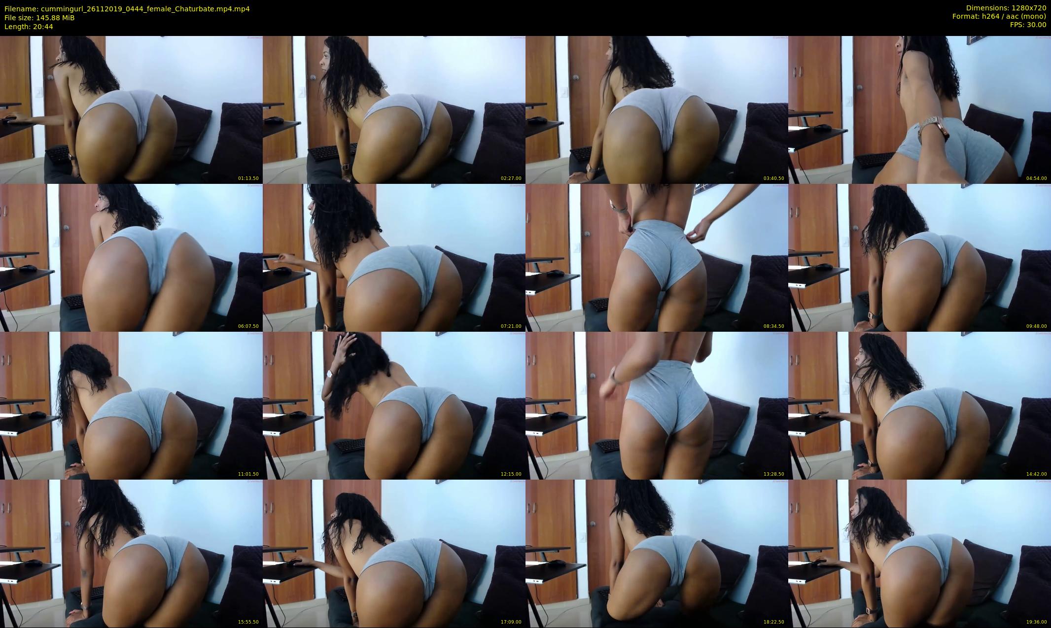 cummingurl — 21 minute Chaturbate couple cam show recording, 720p, Nov 26, 2019