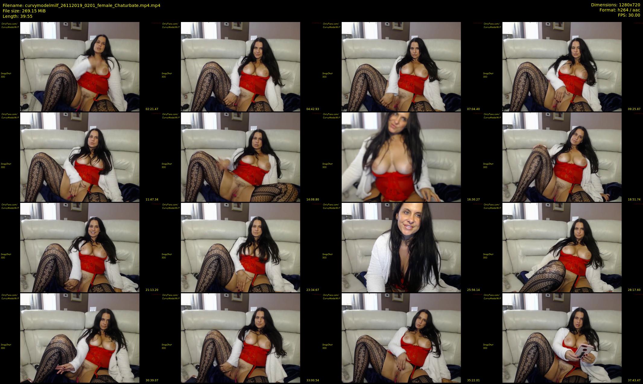 curvymodelmilf — 40 minute Chaturbate female cam show recording, 720p, Nov 26, 2019