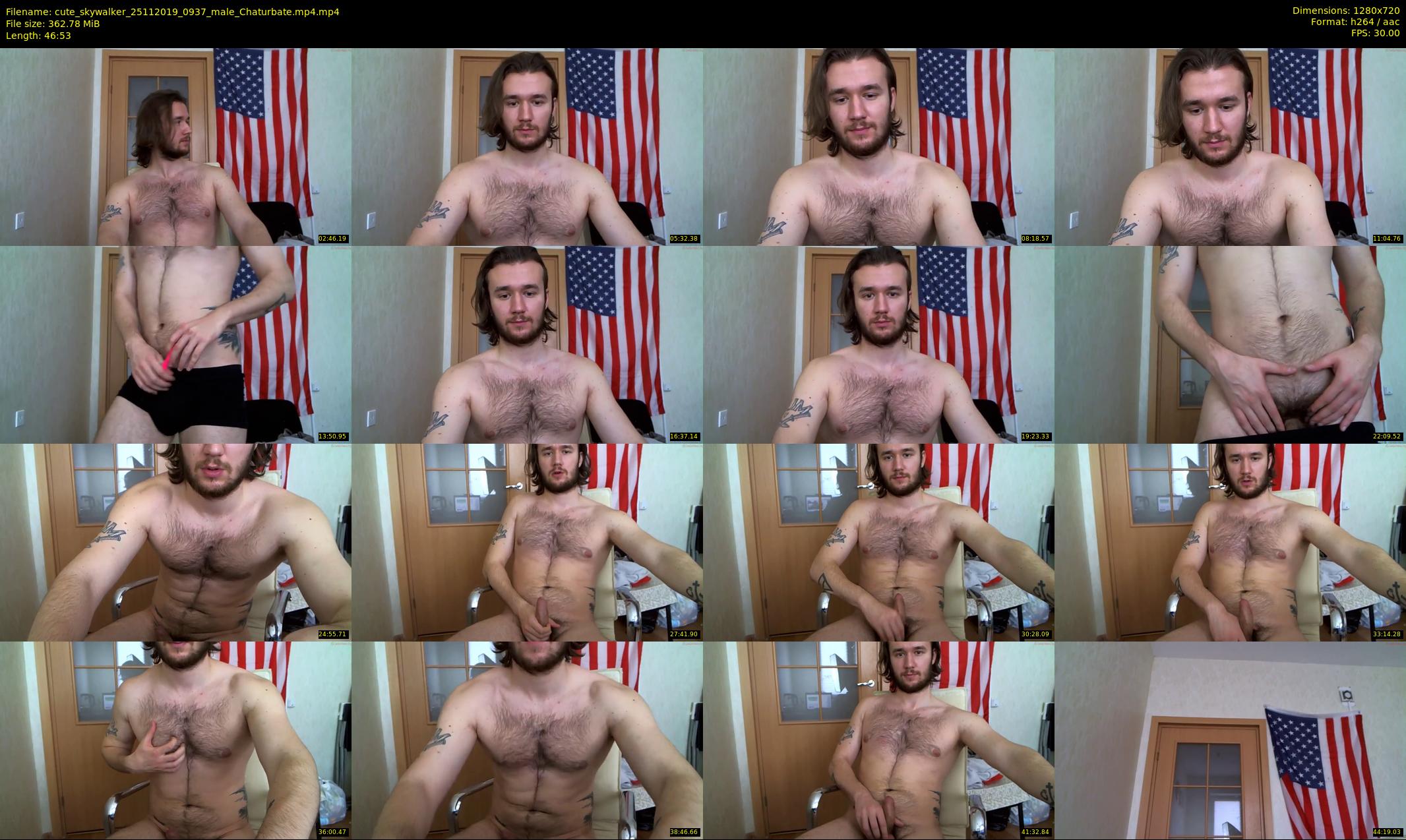 cute_skywalker — 47 minute Chaturbate male cam show recording, 720p, Nov 25, 2019
