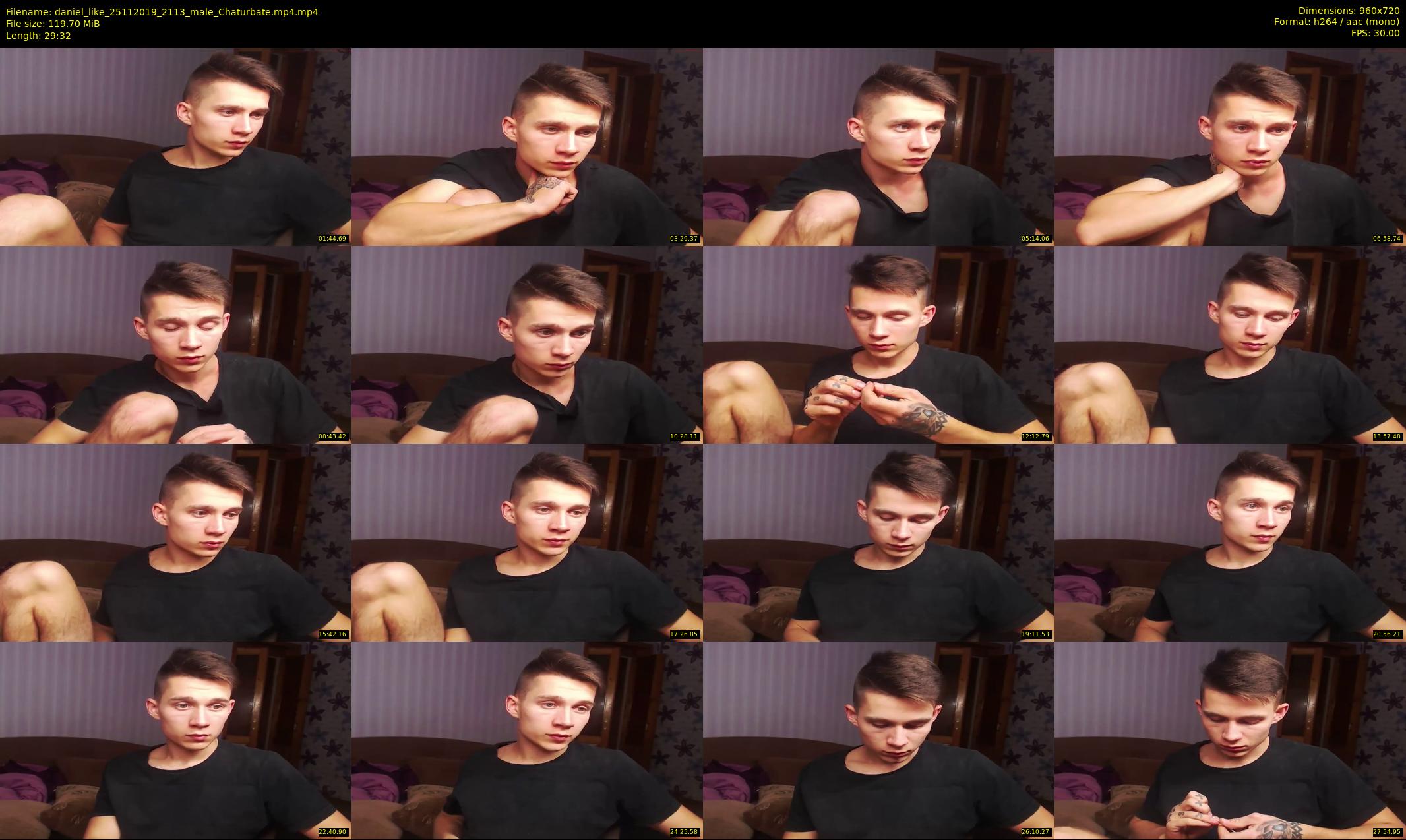 daniel_like — 30 minute Chaturbate male cam show recording, 720p, Nov 25, 2019