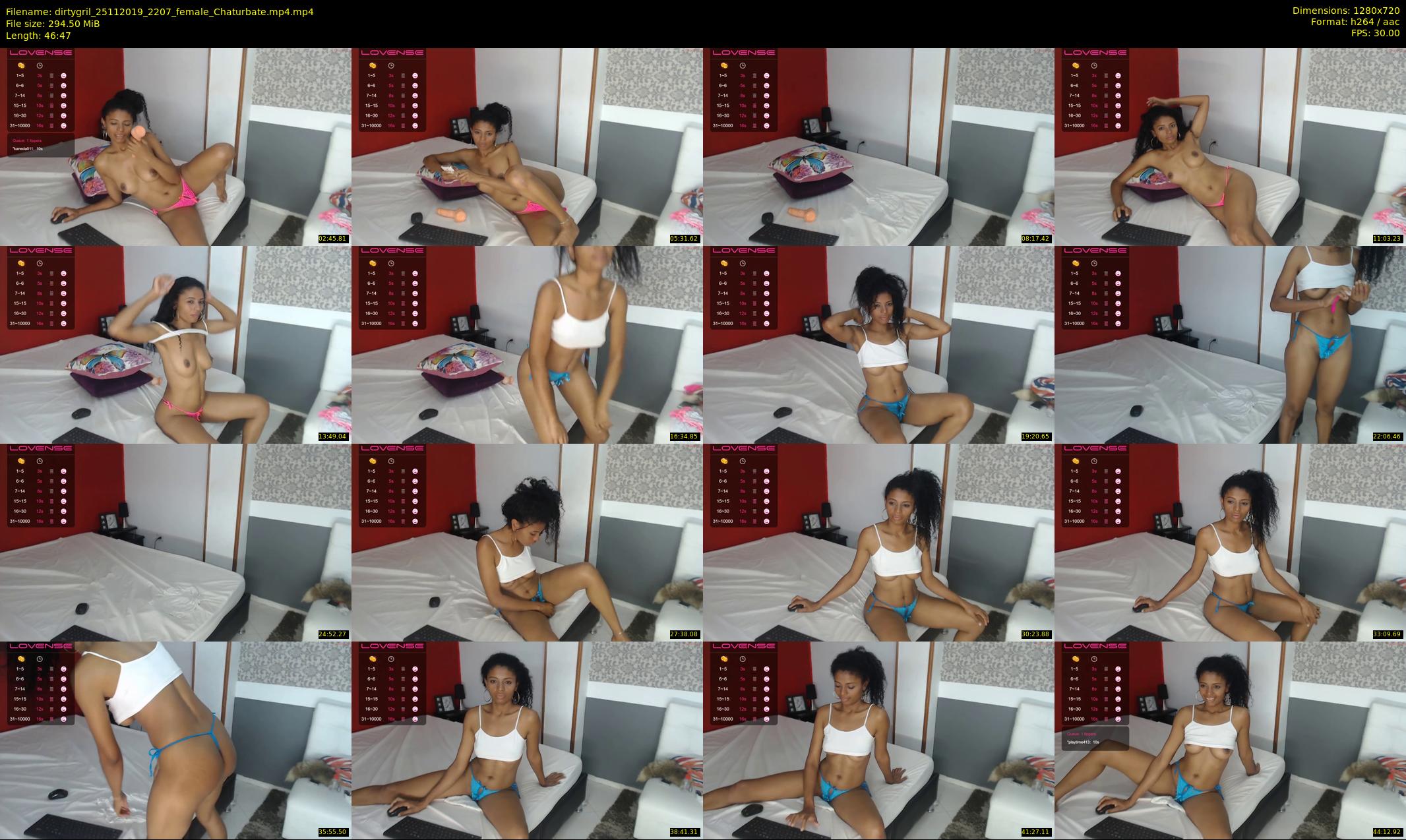 dirtygril — 47 minute Chaturbate female cam show recording, 720p, Nov 25, 2019
