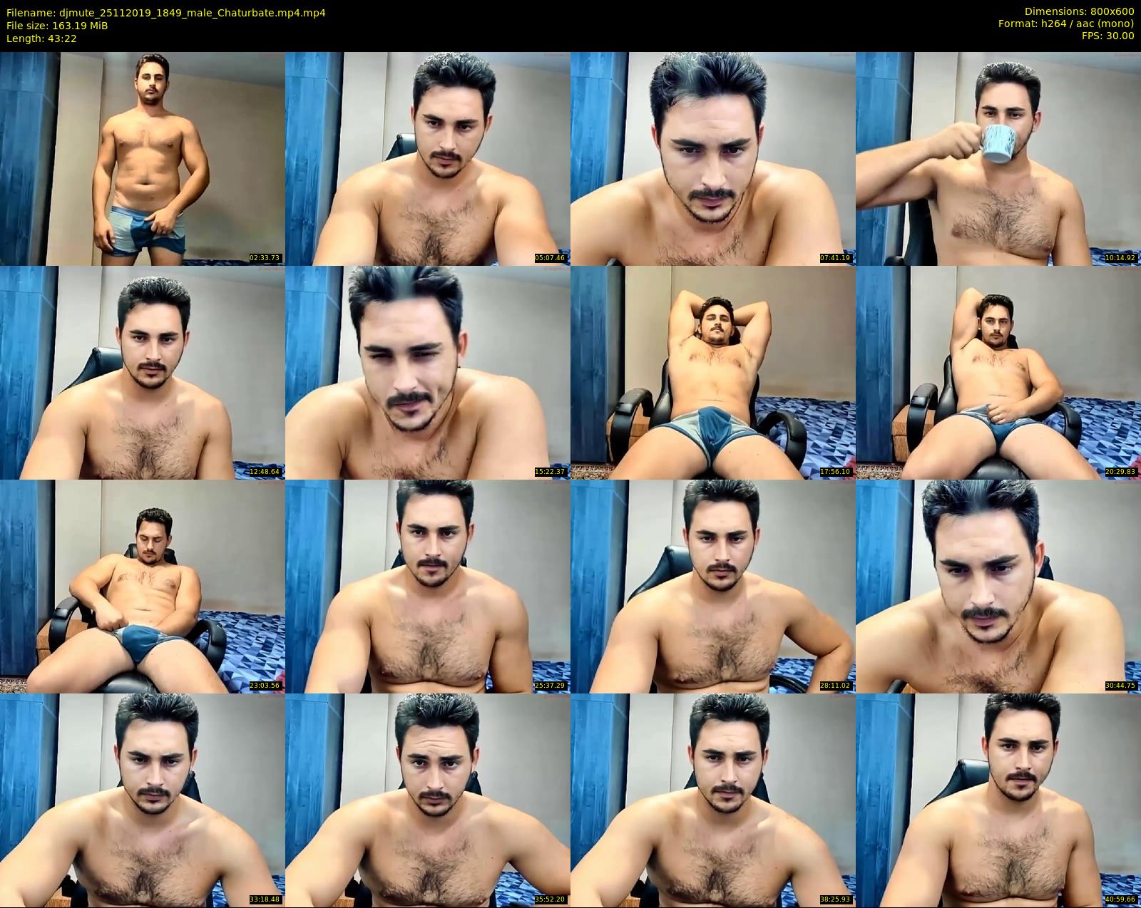 djmute — 44 minute Chaturbate male cam show recording, 480p, Nov 25, 2019