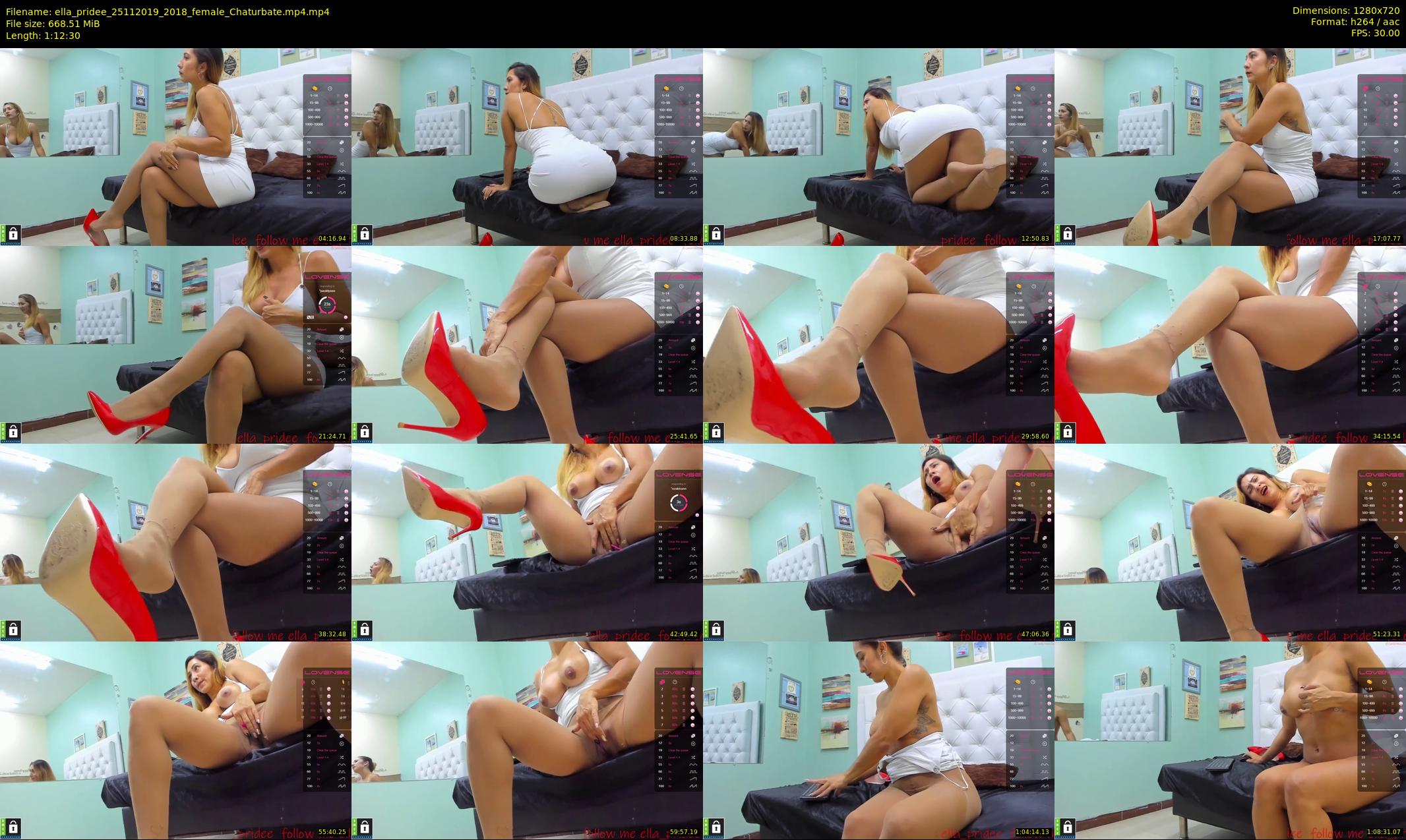 ella_pridee — 73 minute Chaturbate female cam show recording, 720p, Nov 25, 2019