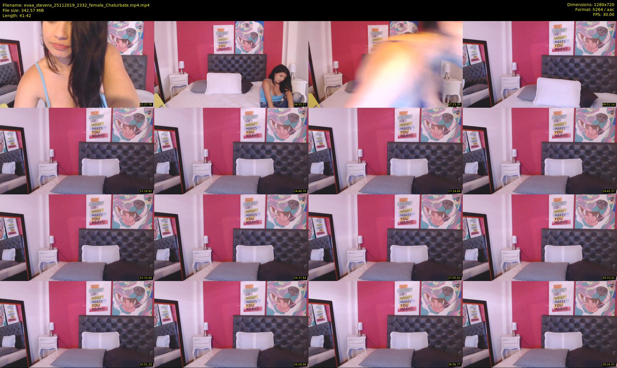 evaa_stevens — 42 minute Chaturbate female cam show recording, 720p, Nov 25, 2019