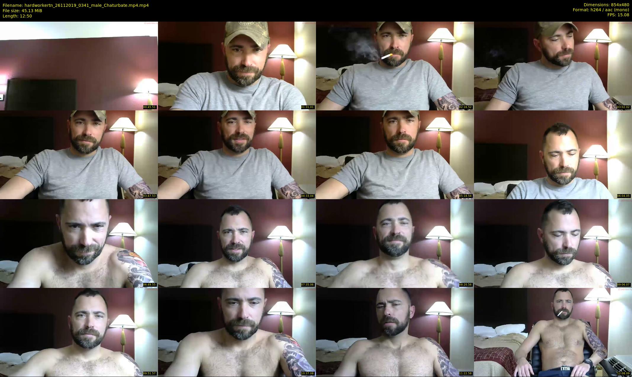 hardworkertn — 13 minute Chaturbate male cam show recording, 480p, Nov 26, 2019