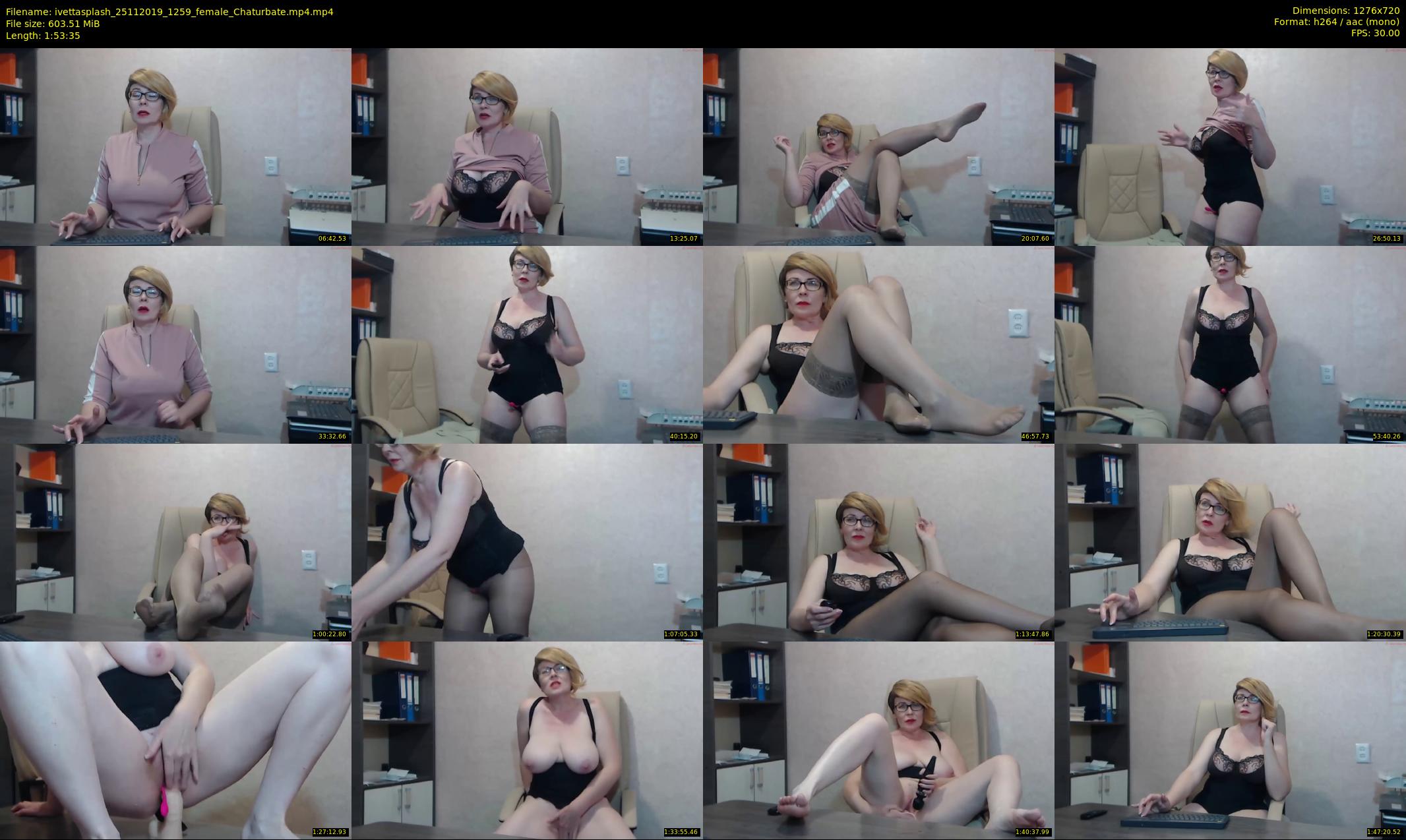 ivettasplash — 114 minute Chaturbate female cam show recording, 720p, Nov 25, 2019
