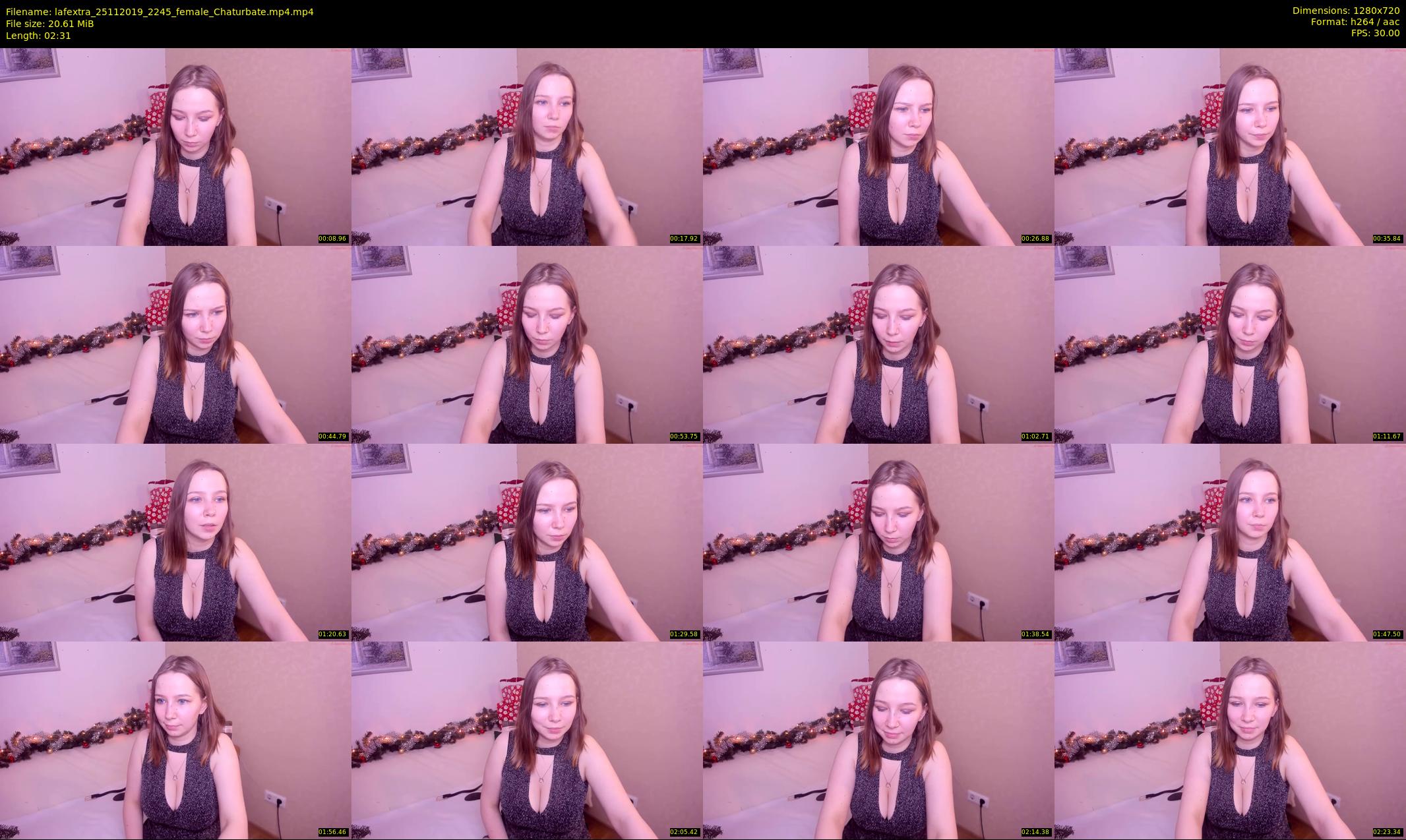 lafextra — 3 minute Chaturbate female cam show recording, 720p, Nov 25, 2019