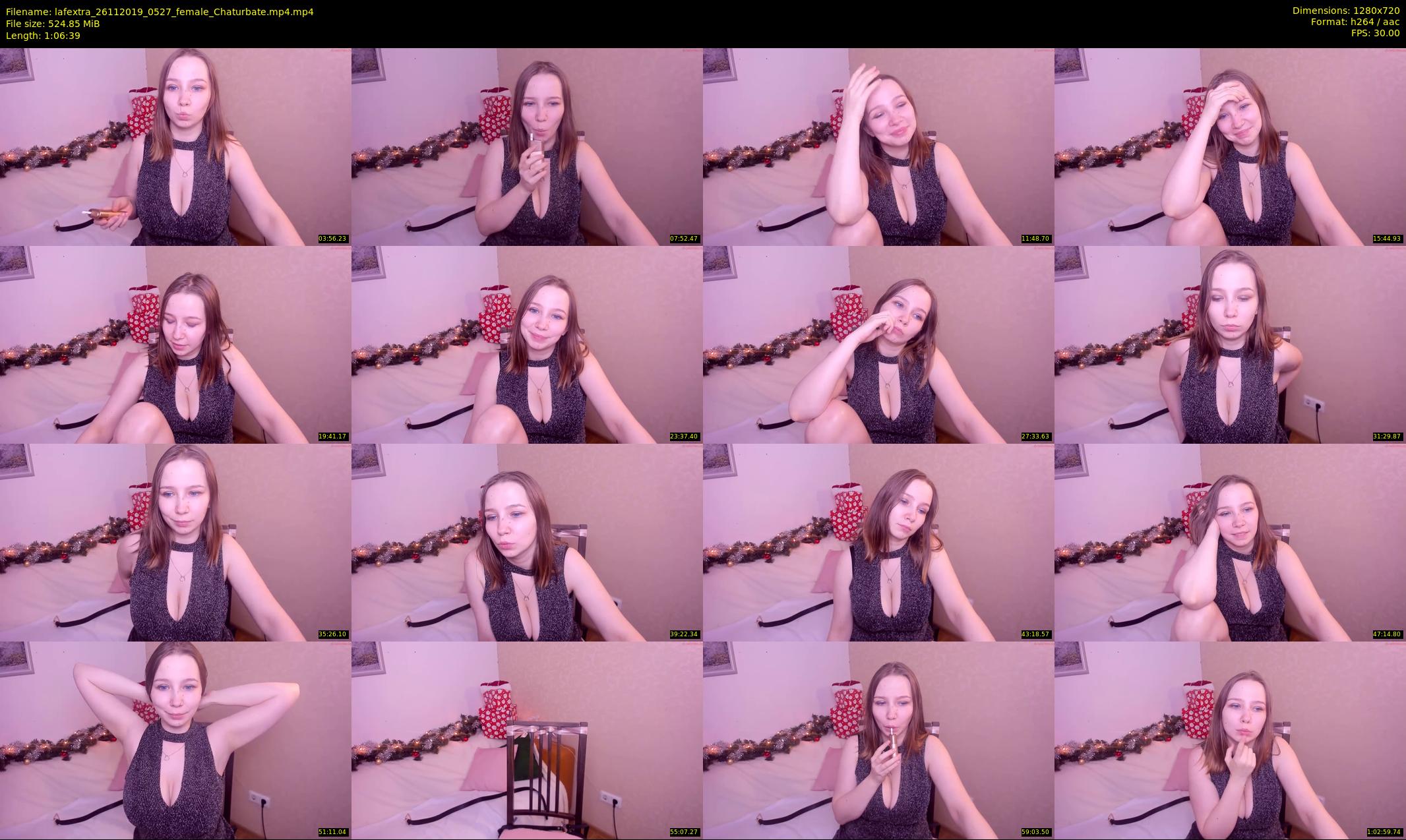 lafextra — 67 minute Chaturbate female cam show recording, 720p, Nov 26, 2019