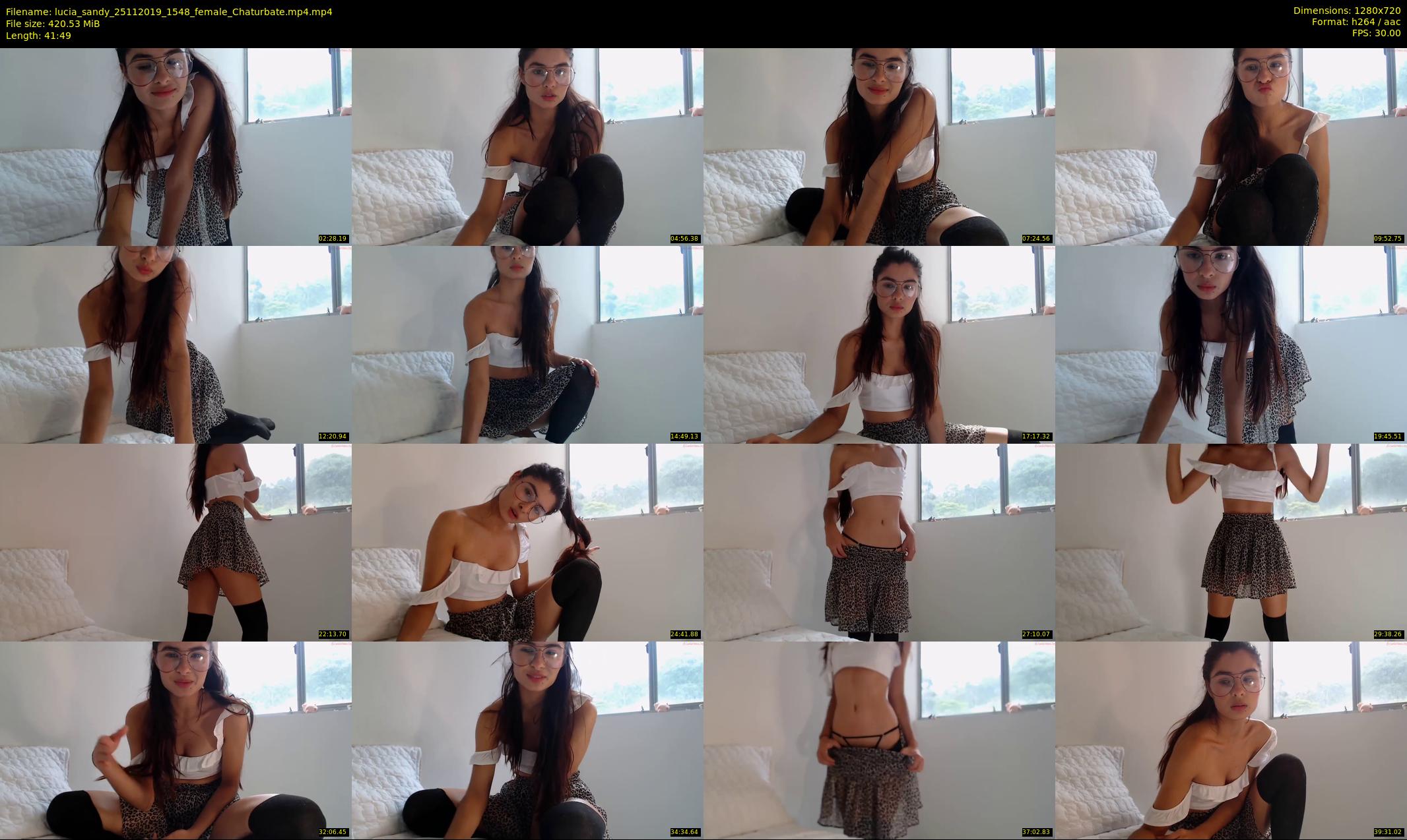 lucia_sandy — 42 minute Chaturbate female cam show recording, 720p, Nov 25, 2019