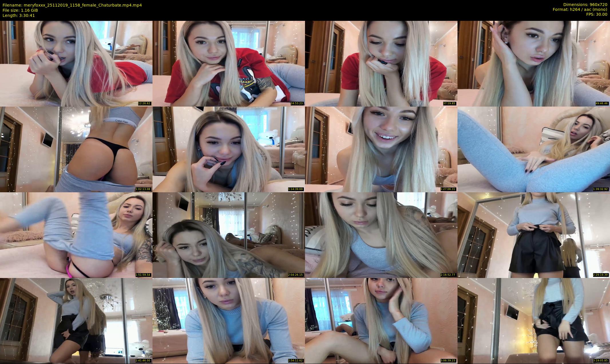 meryfoxxx — 211 minute Chaturbate female cam show recording, 720p, Nov 25, 2019