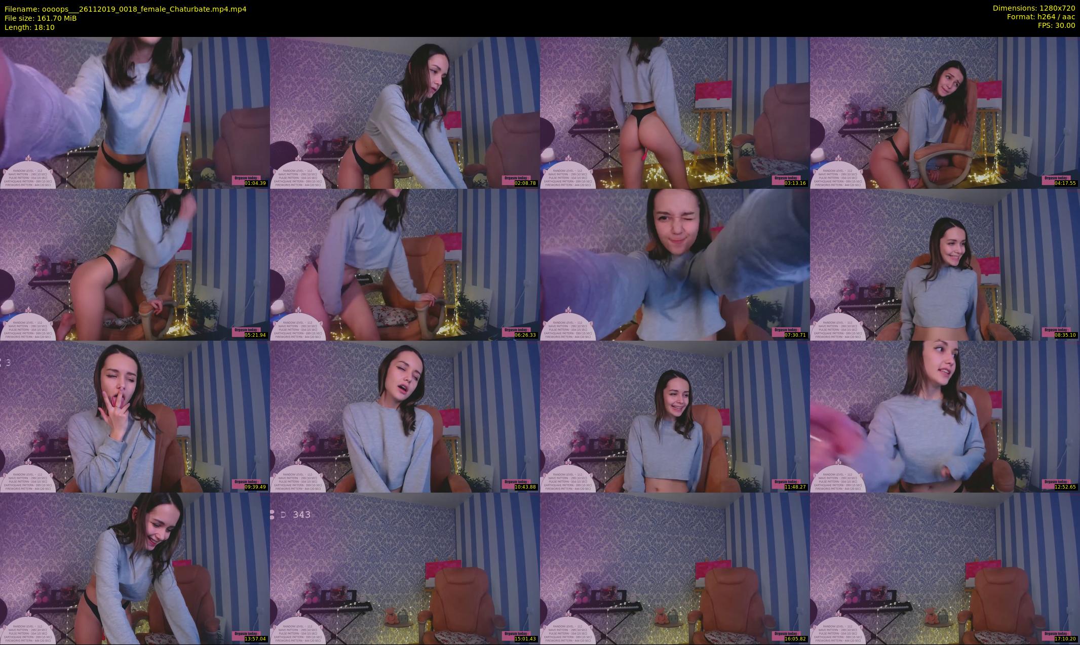 oooops__ — 19 minute Chaturbate female cam show recording, 720p, Nov 26, 2019