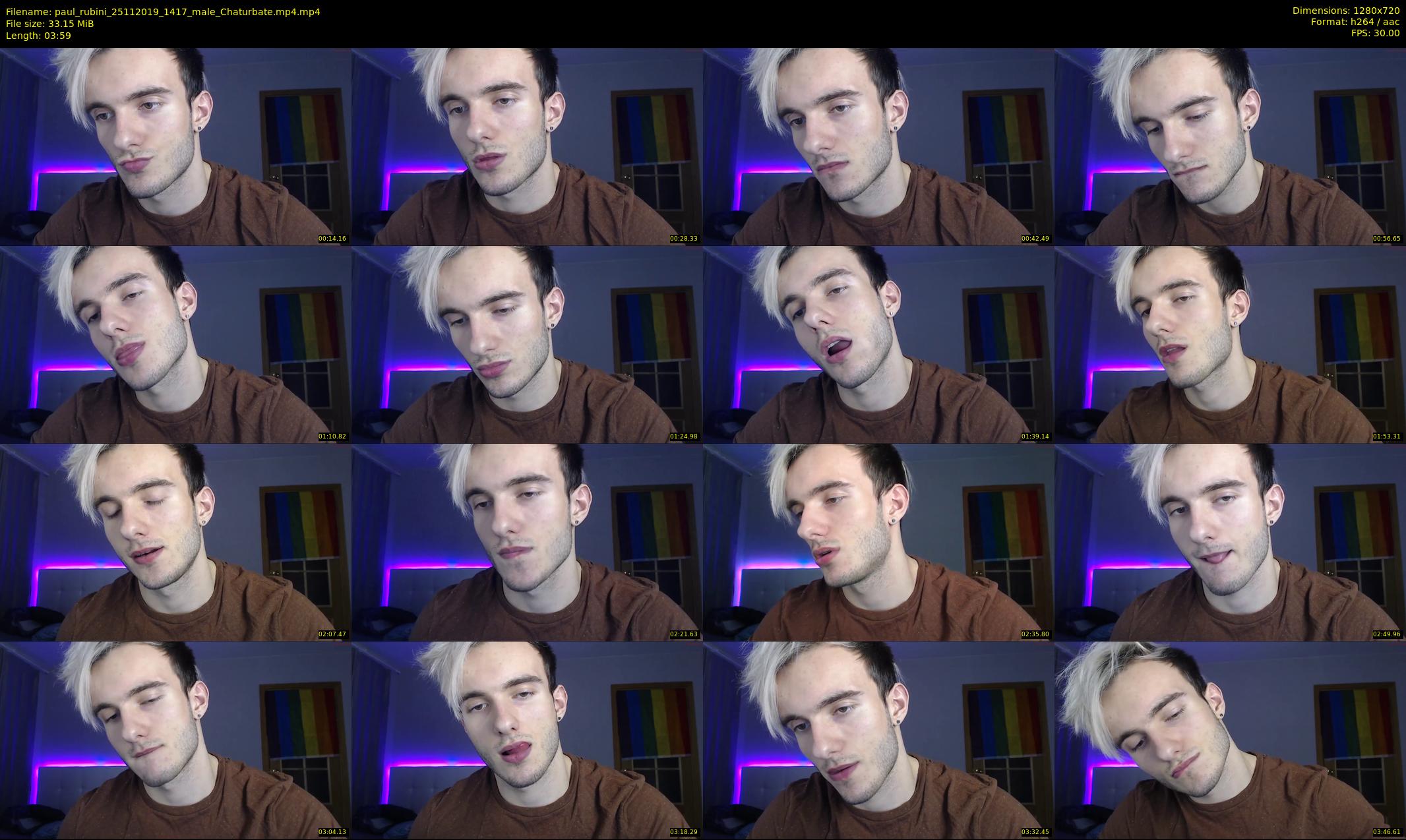 paul_rubini — 4 minute Chaturbate male cam show recording, 720p, Nov 25, 2019