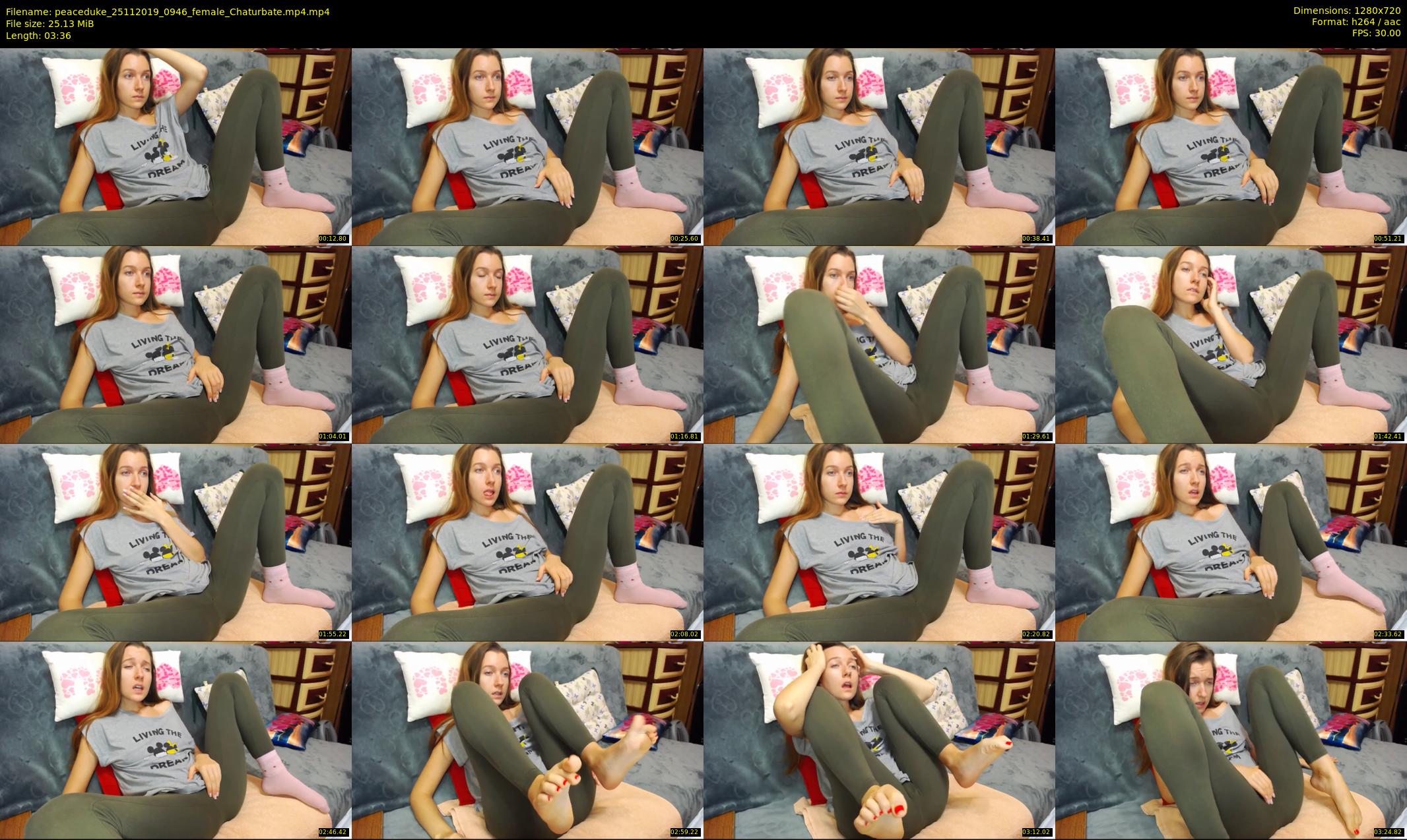 peaceduke — 4 minute Chaturbate female cam show recording, 720p, Nov 25, 2019